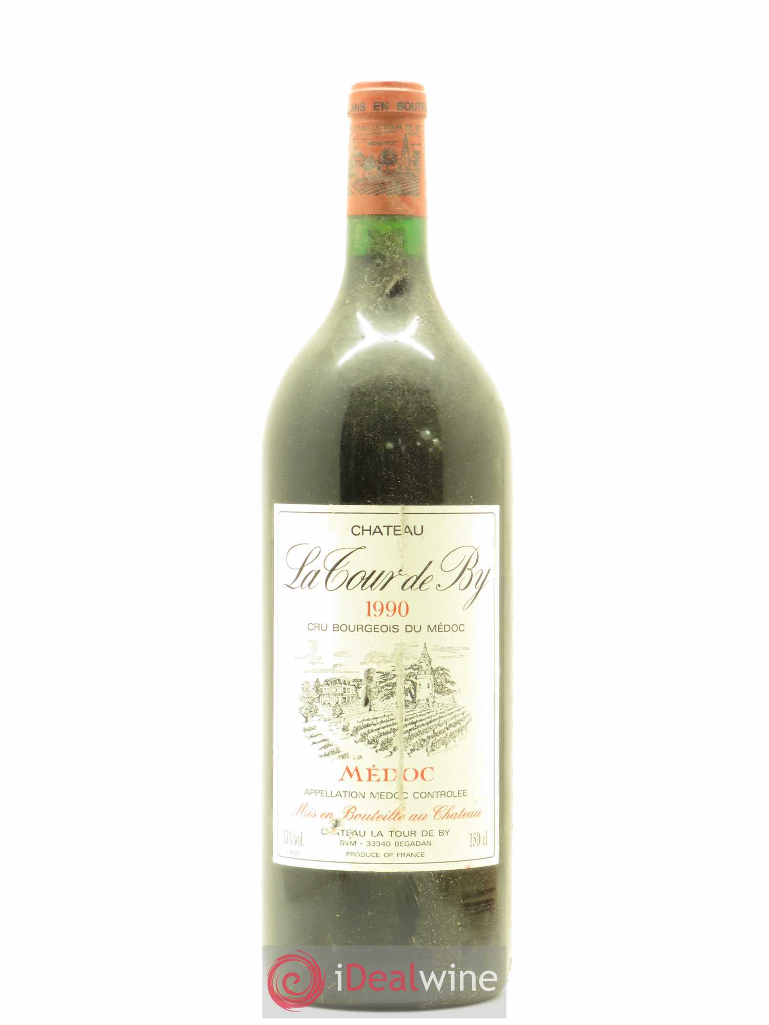 Château La Tour de By Cru Bourgeois 1990 - Lot de 1 magnum - 0
