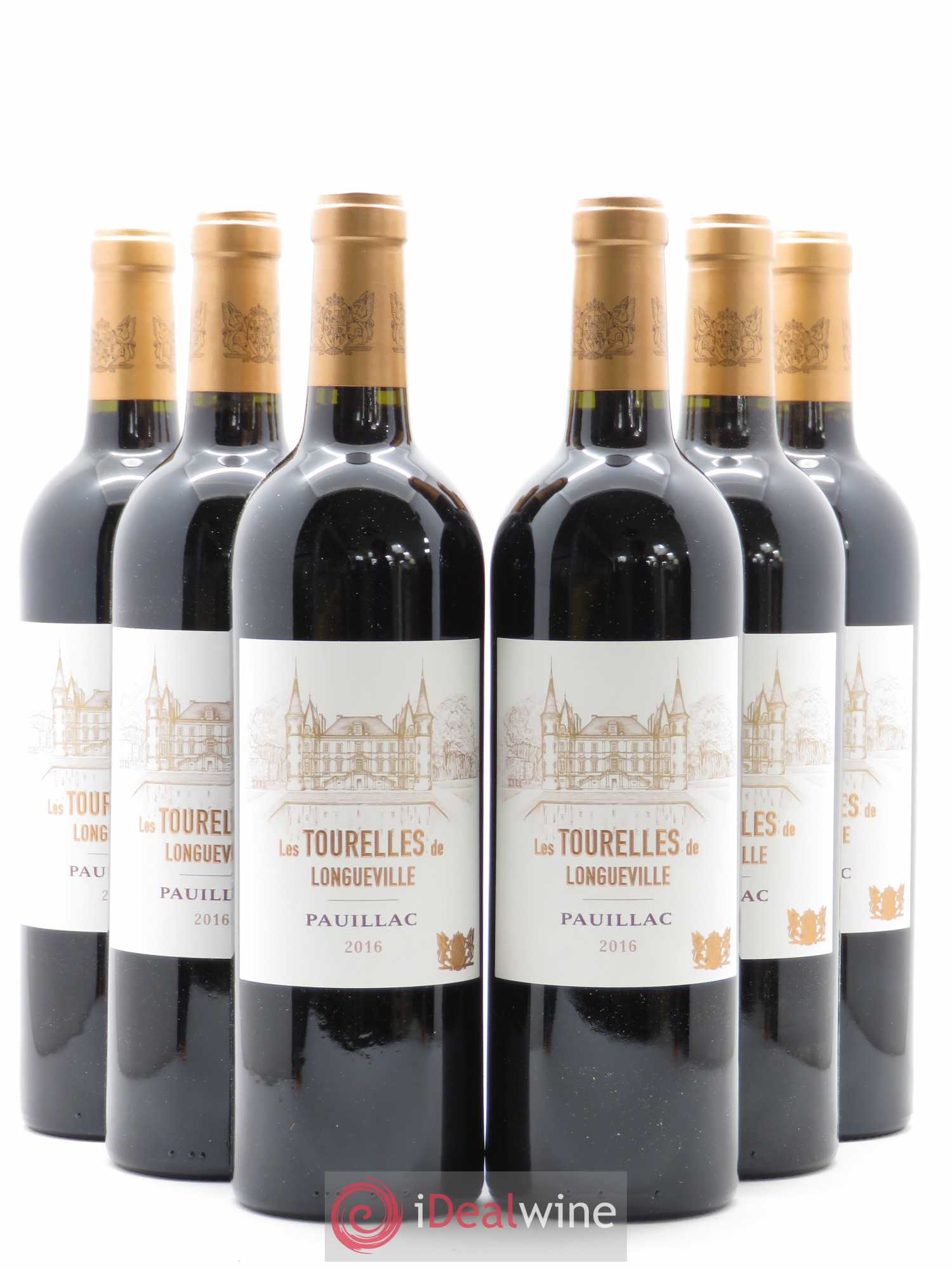 Les Tourelles de Longueville Second Vin 2016 - Lot de 6 bouteilles - 0