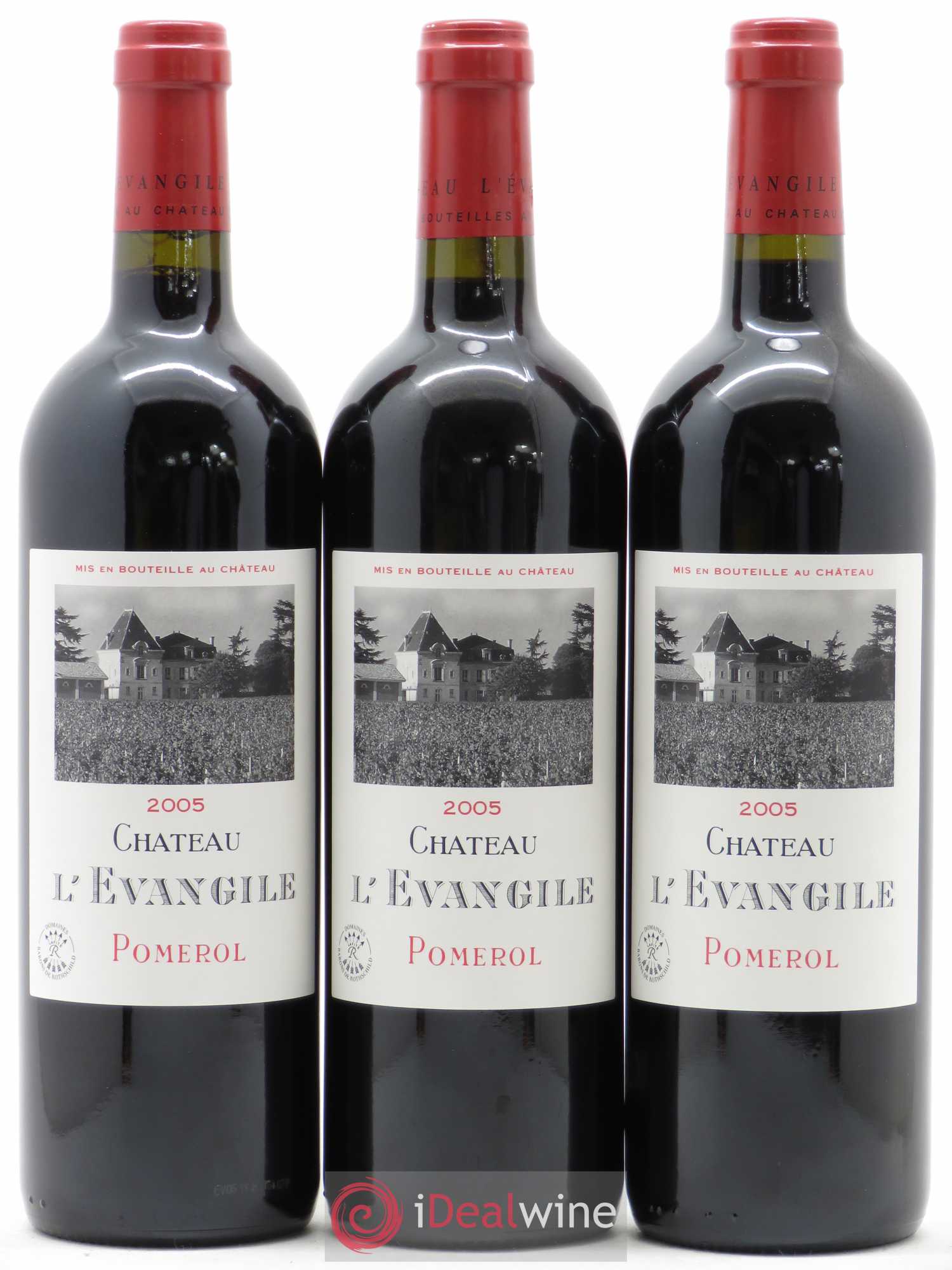 Château l' Évangile 2005 - Lot de 6 bouteilles - 1