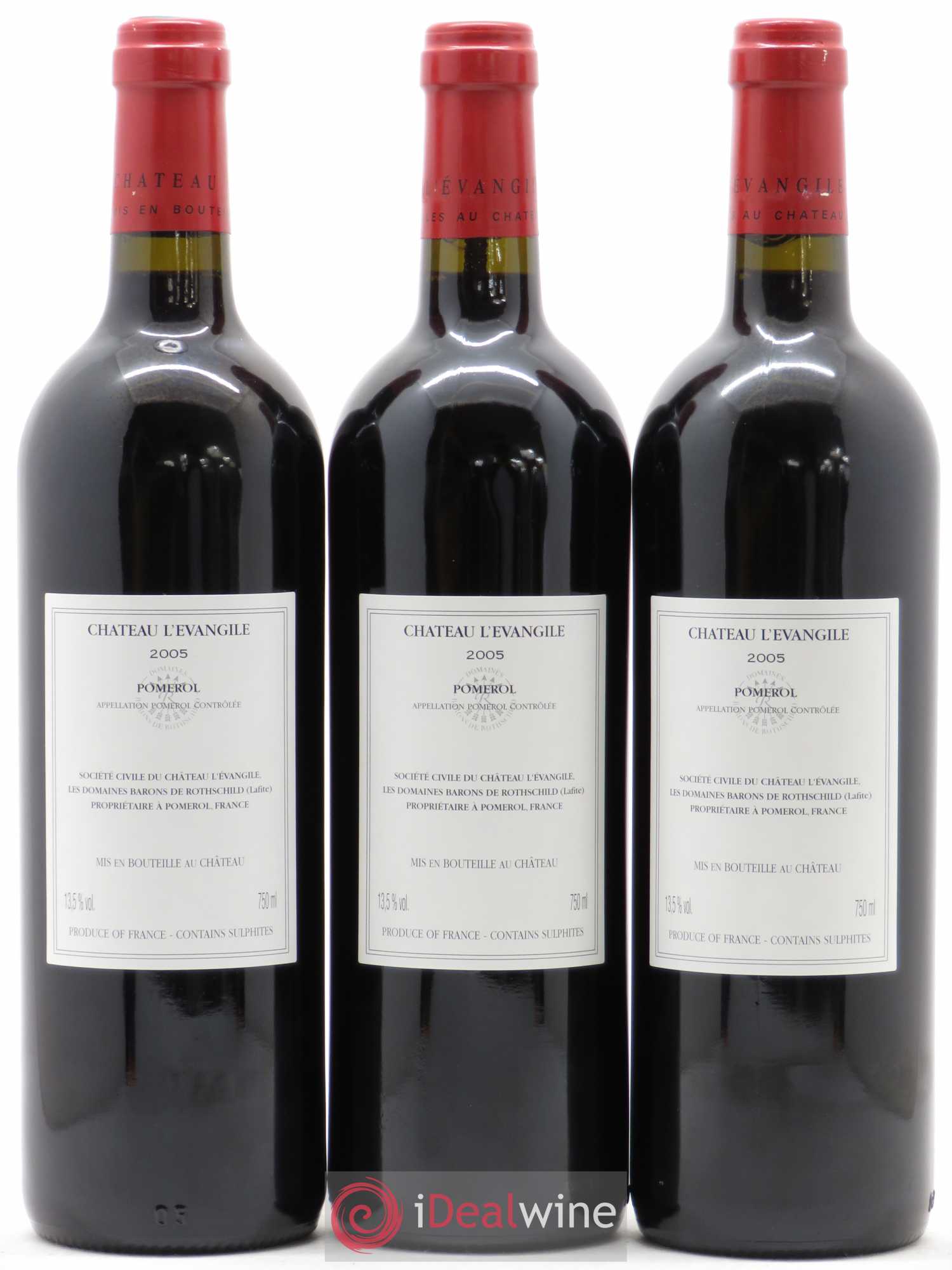 Château l' Évangile 2005 - Lot de 6 bouteilles - 4