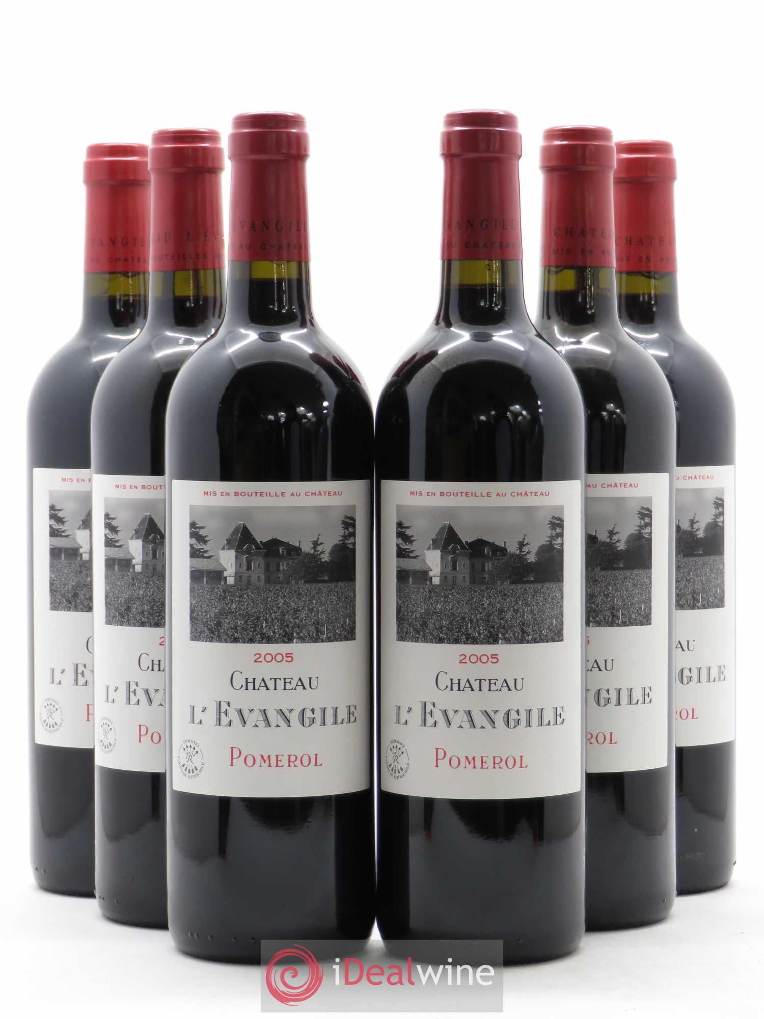Château l' Évangile 2005 - Lot de 6 bouteilles - 0
