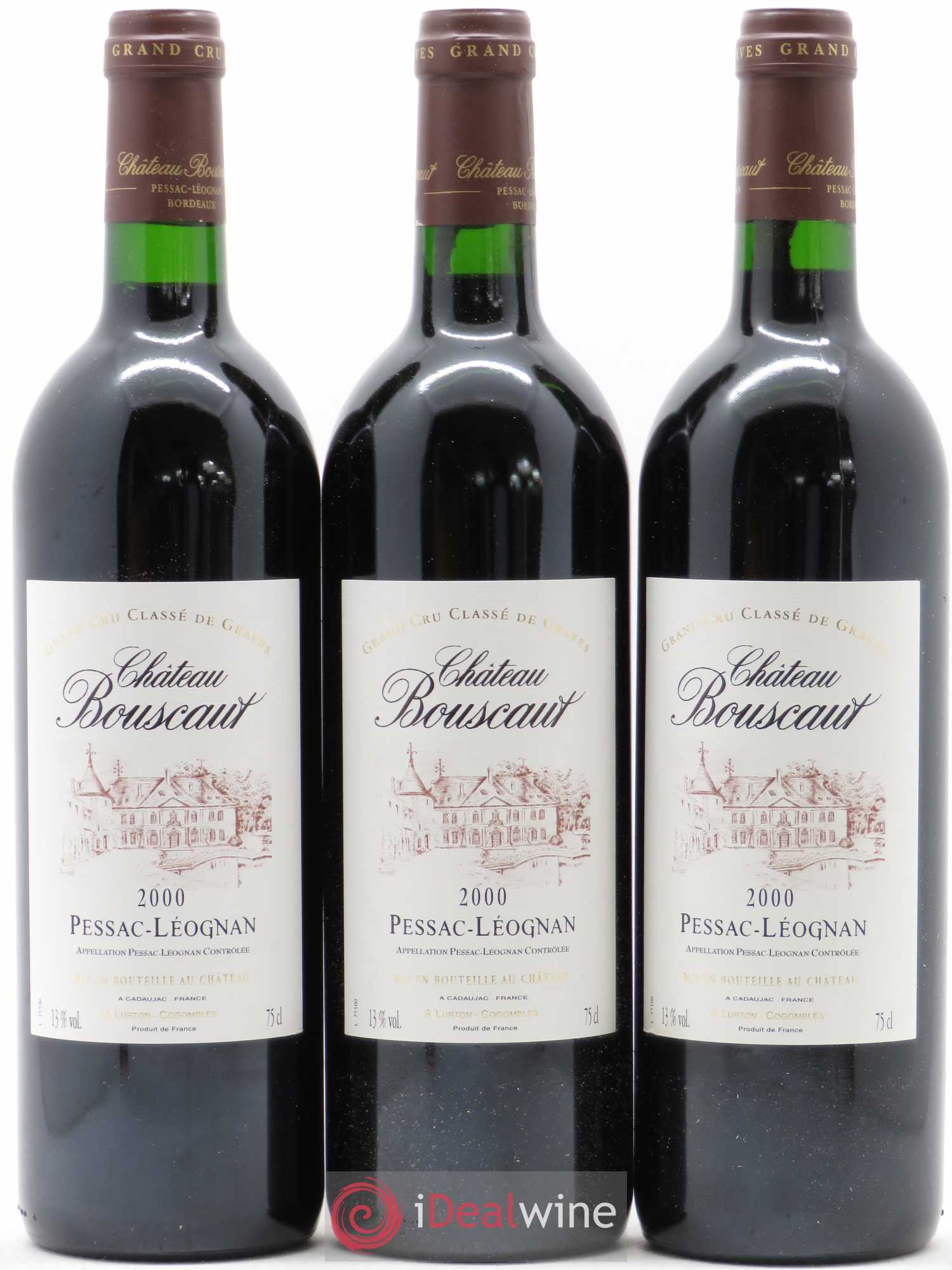 Château Bouscaut Cru Classé de Graves 2000 - Lot de 12 bouteilles - 4
