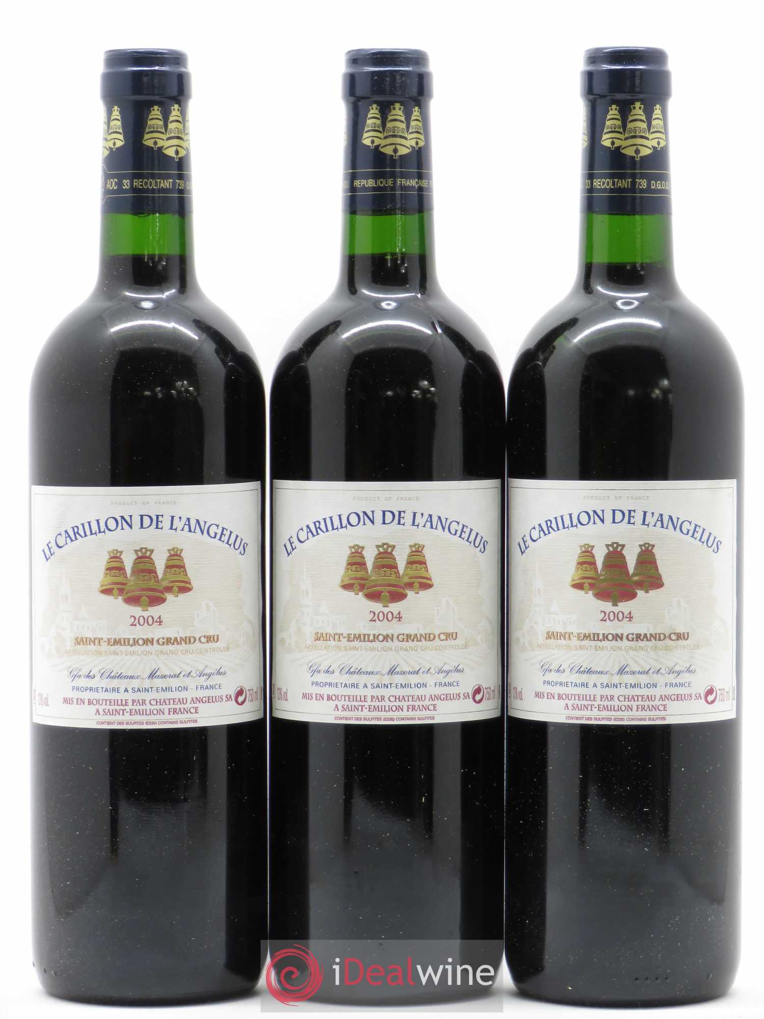 Le Carillon de l'Angélus Second Vin 2004 - Lot de 6 bouteilles - 1