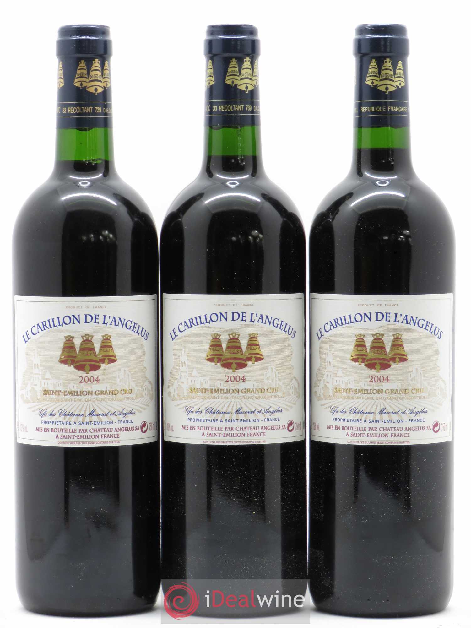 Le Carillon de l'Angélus Second Vin 2004 - Lot de 6 bouteilles - 2