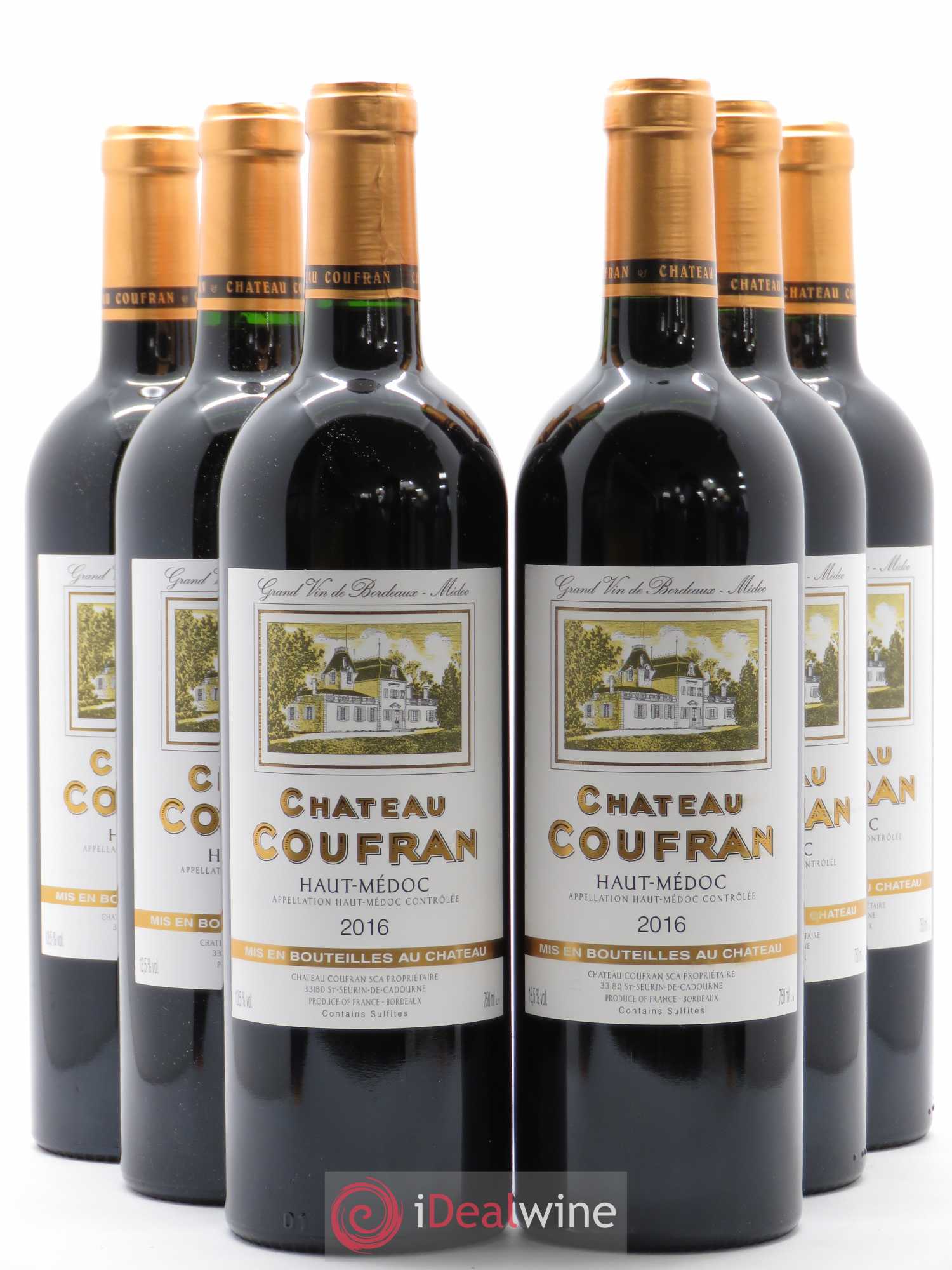 Château Coufran Cru Bourgeois 2016 - Lot de 6 bouteilles - 0