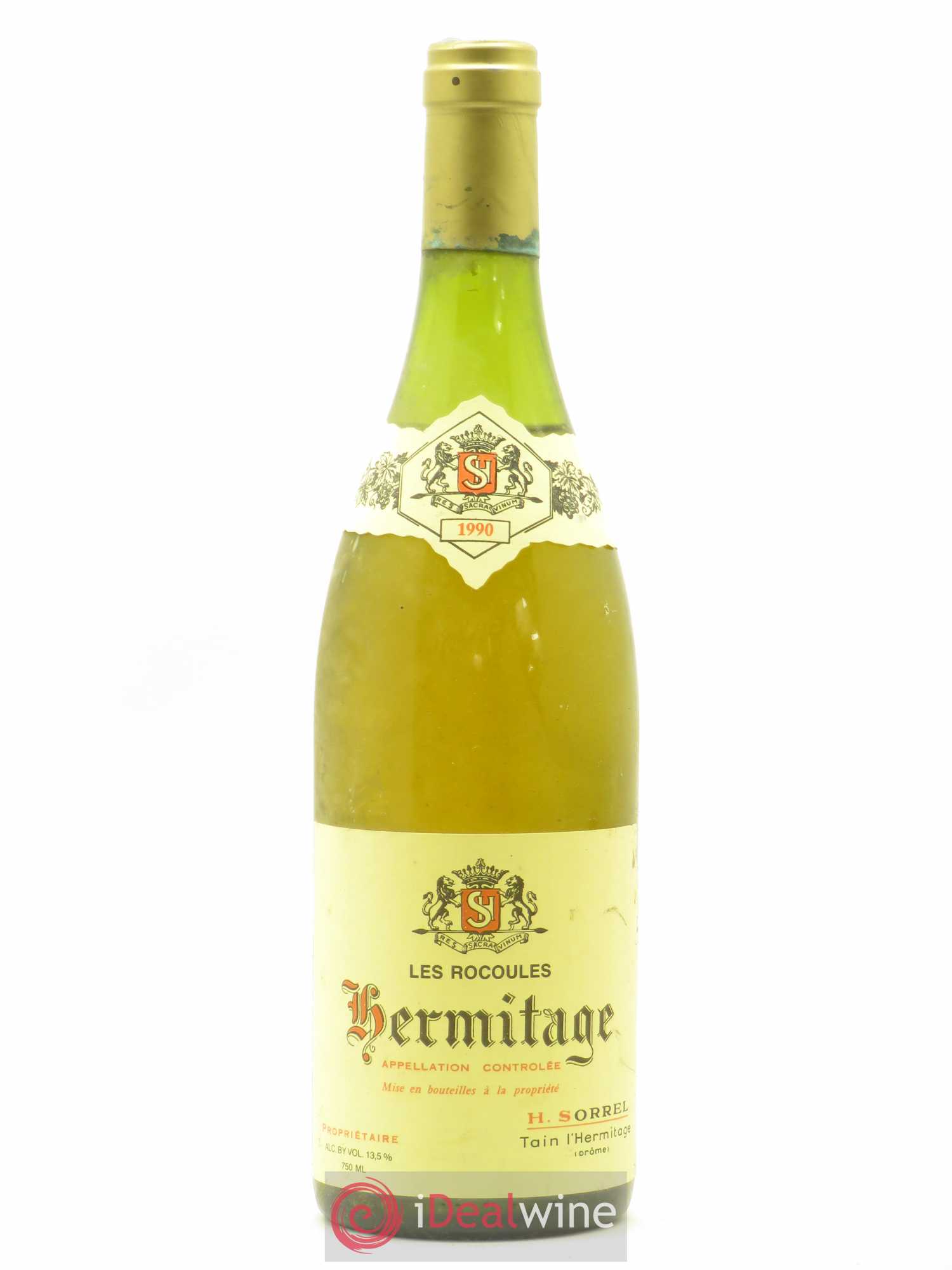 Hermitage Les Rocoules Marc Sorrel 1990 - Lot de 1 bouteille - 0