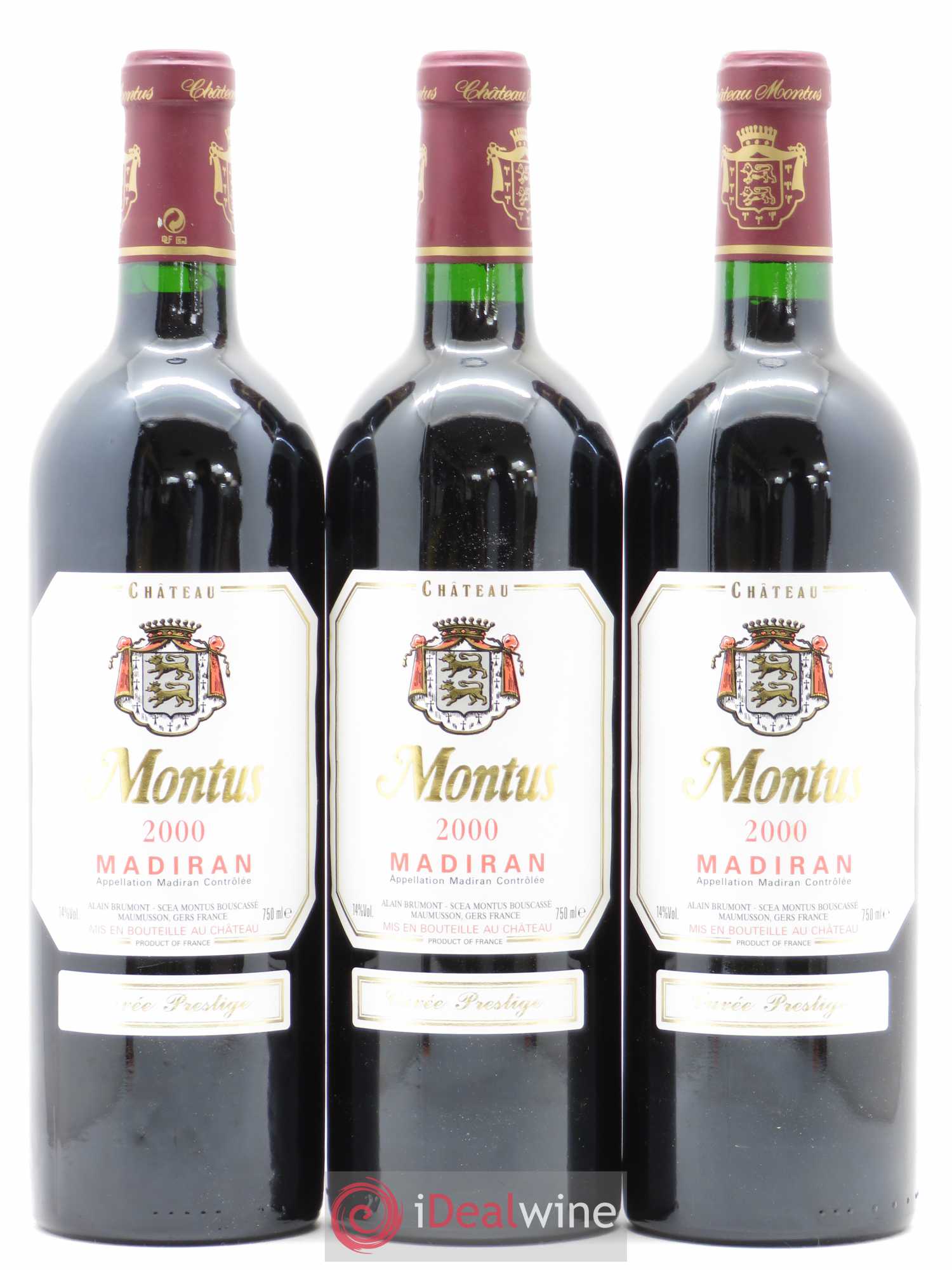 Madiran Château Montus-Prestige Alain Brumont 2000 - Lot de 6 bouteilles - 2