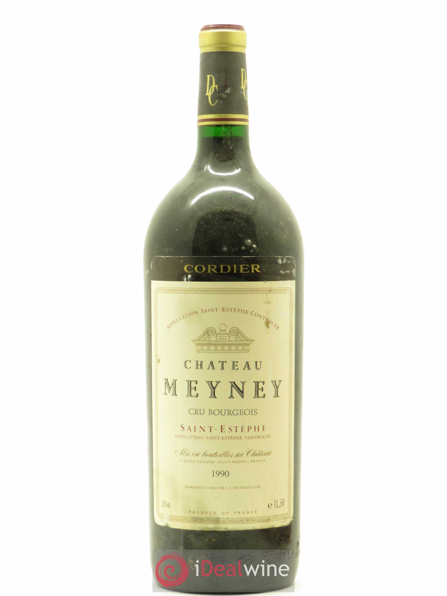 Château Meyney 1990 - Lot de 1 magnum - 0