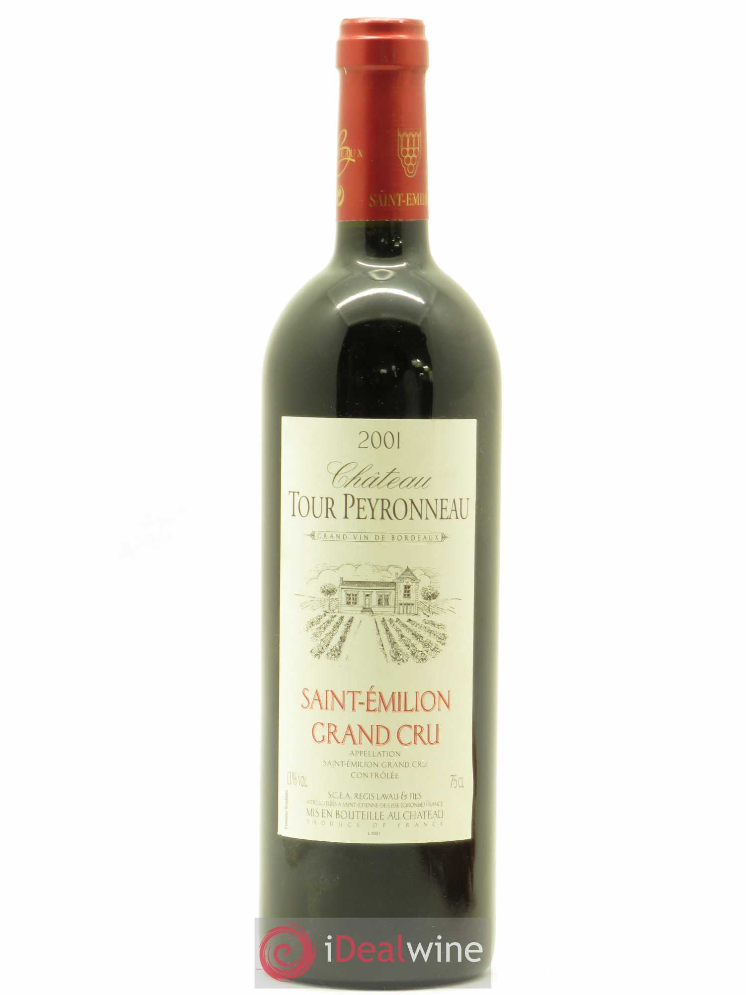Saint-Émilion Grand Cru Tour Peyronneau 2001 - Lot de 1 bouteille - 0