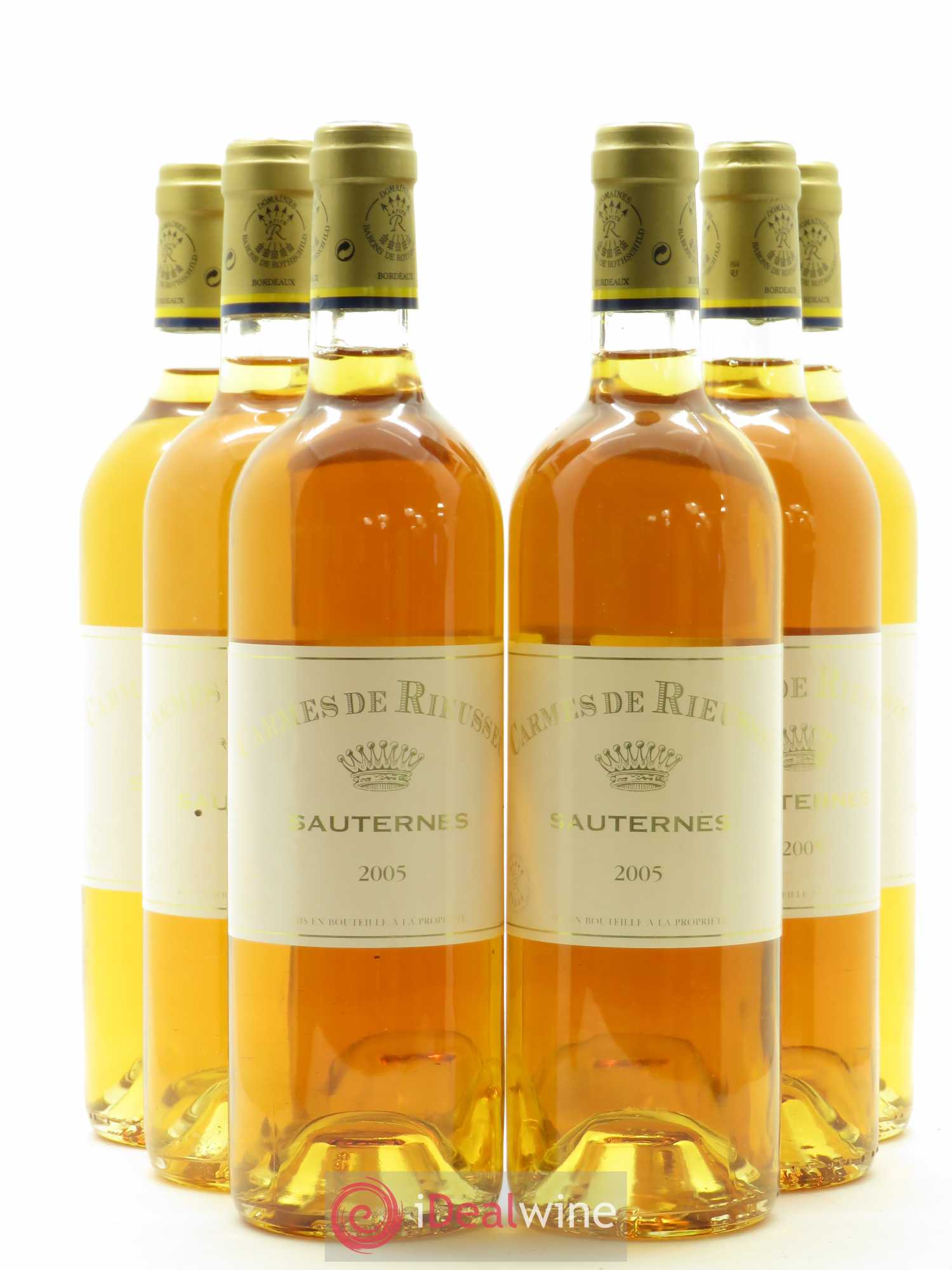 Carmes de Rieussec 2005 - Posten von 6 Flaschen - 0