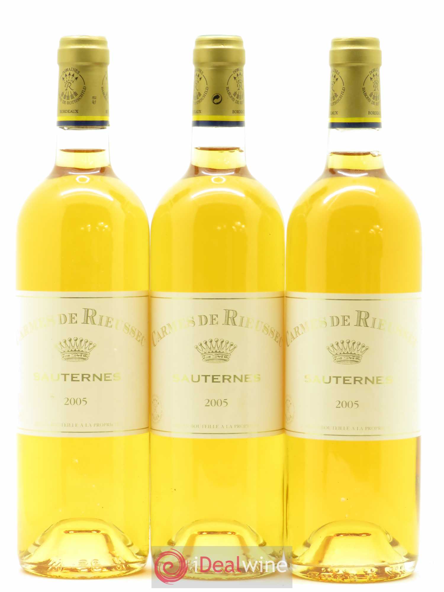 Carmes de Rieussec 2005 - Posten von 3 Flaschen - 0