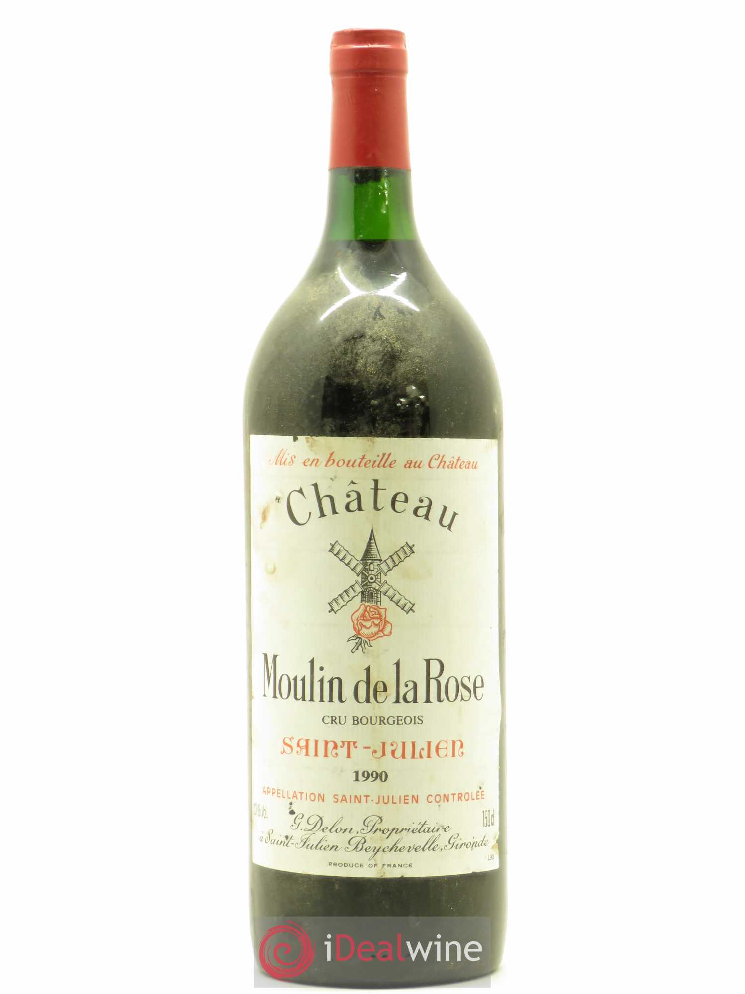 Château Moulin de la Rose Cru Bourgeois 1990 - Lot de 1 magnum - 0