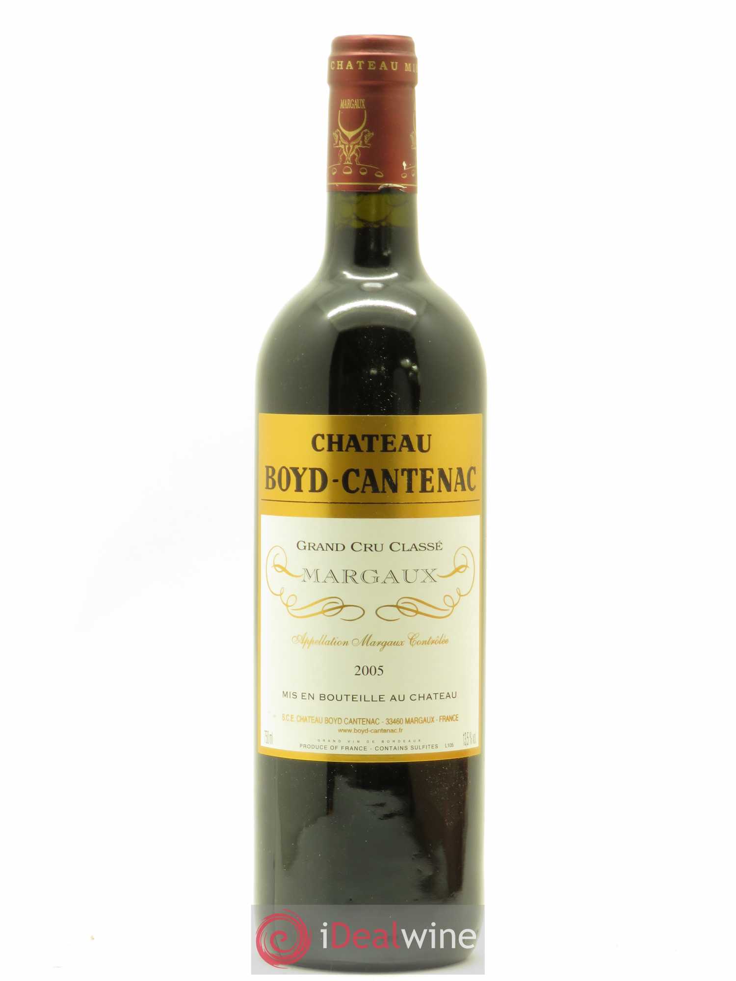 Château Boyd Cantenac 3ème Grand Cru Classé 2005 - Lotto di 1 bottiglia - 0