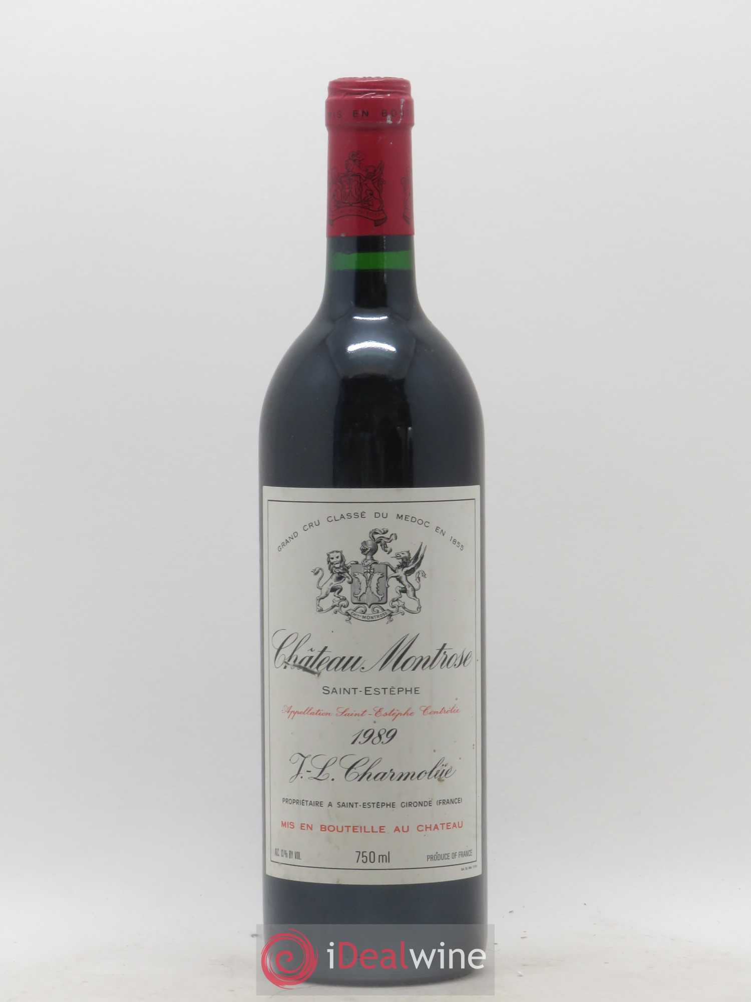 Château Montrose 2ème Grand Cru Classé 1989 - Lot de 1 bouteille - 0