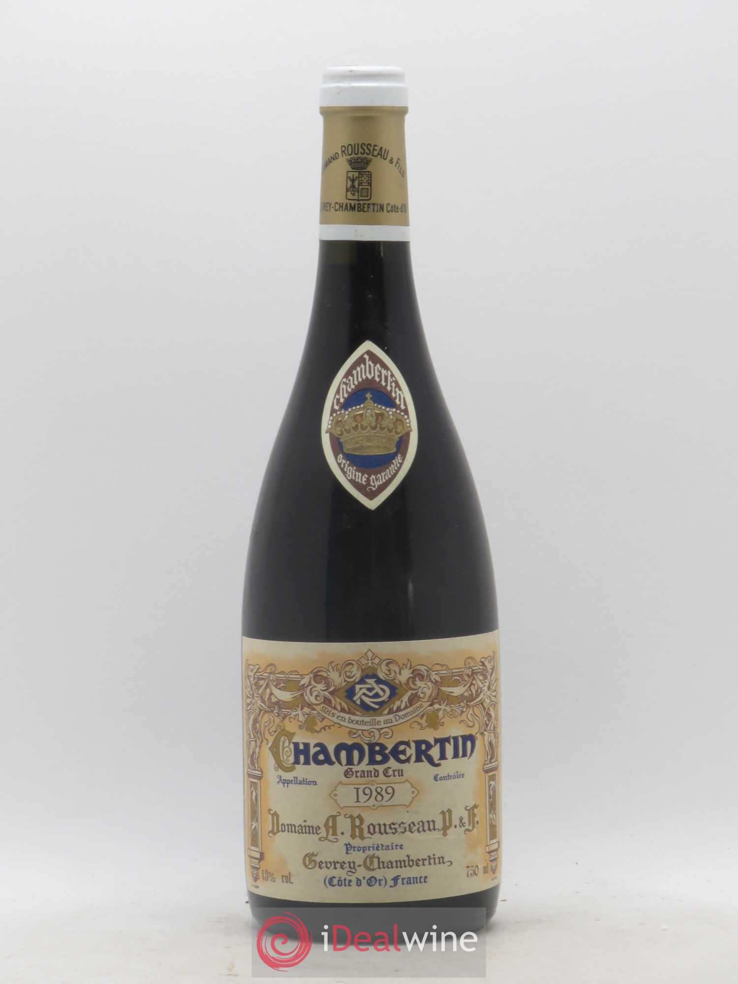 Chambertin Grand Cru Armand Rousseau (Domaine) 1989 - Lot de 1 bouteille - 0