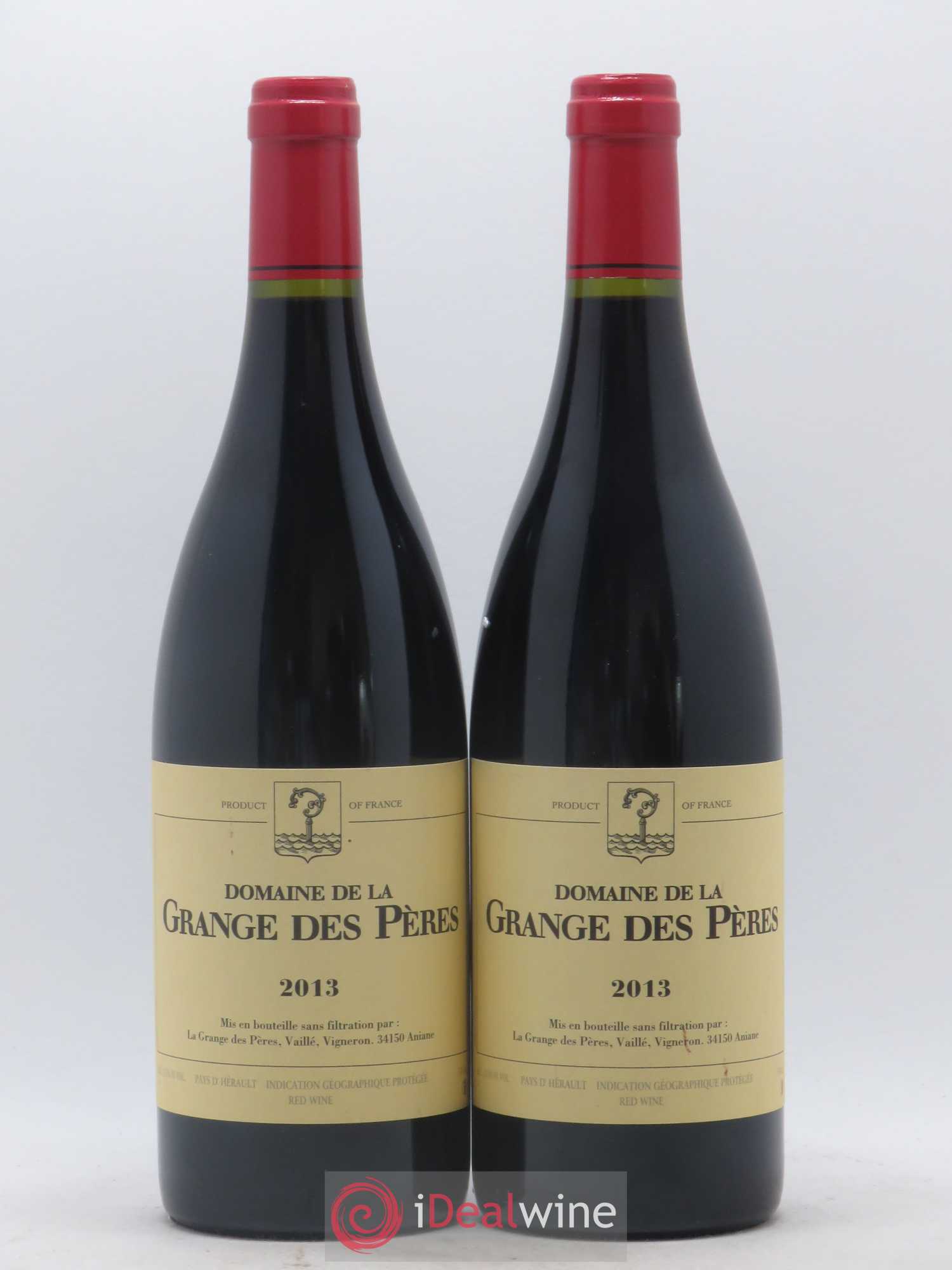 Pays d'Hérault Grange des Pères Laurent Vaillé 2013 - Lot de 2 bouteilles - 0