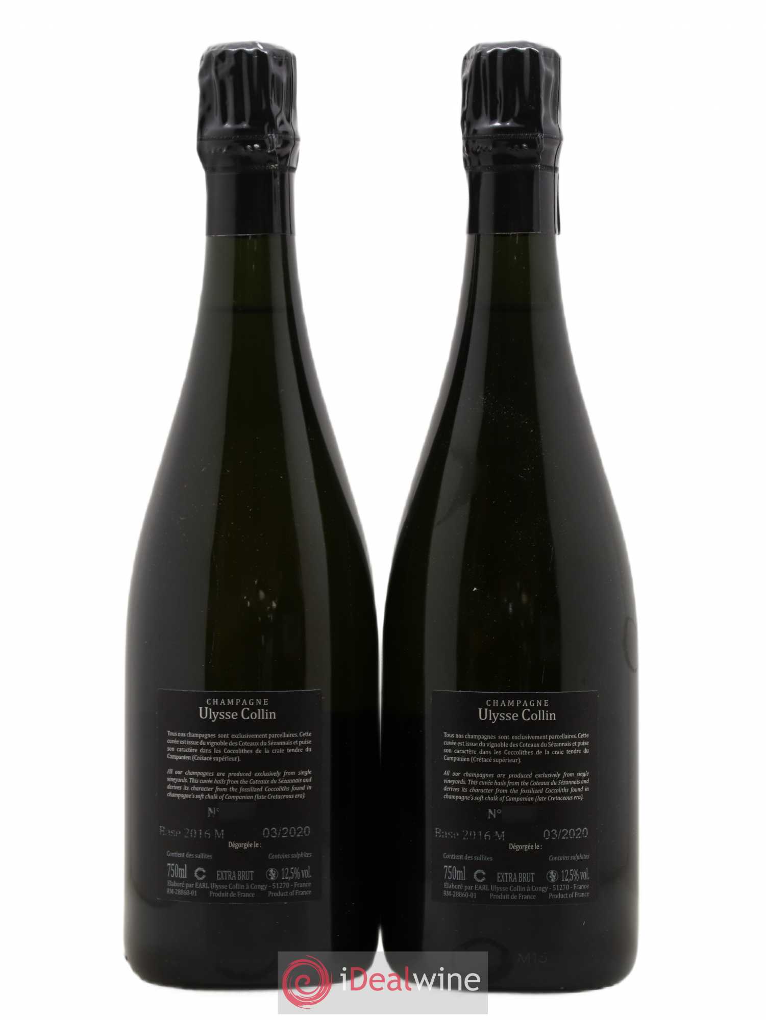 Les Maillons Blanc de Noirs Extra-Brut Ulysse Collin - Lot de 2 bouteilles - 1