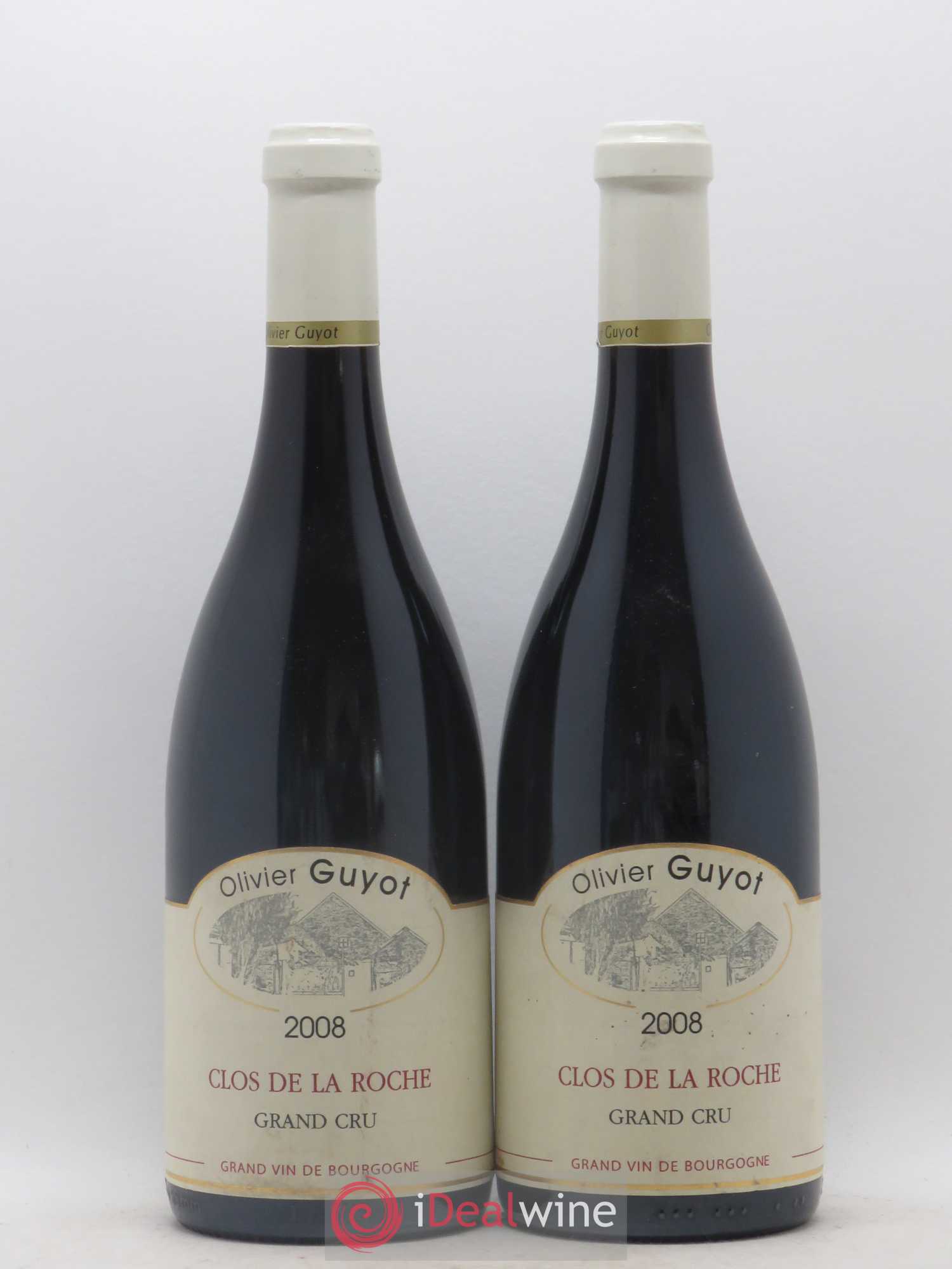 Clos de la Roche Grand Cru Olivier Guyot (Domaine de) 2008 - Lot de 2 bouteilles - 0