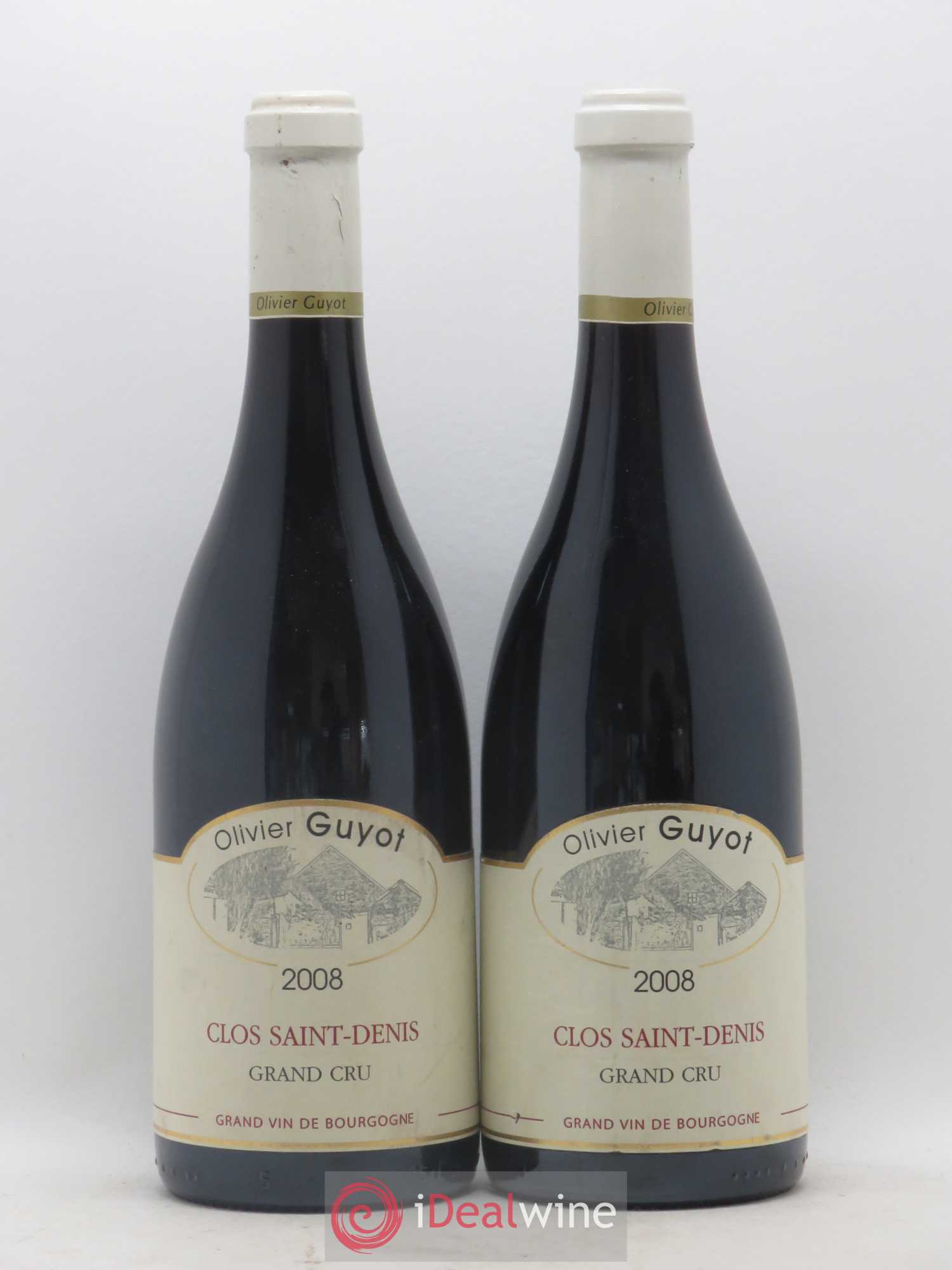 Clos Saint-Denis Grand Cru Olivier Guyot (Domaine de) 2008 - Lot de 2 bouteilles - 0