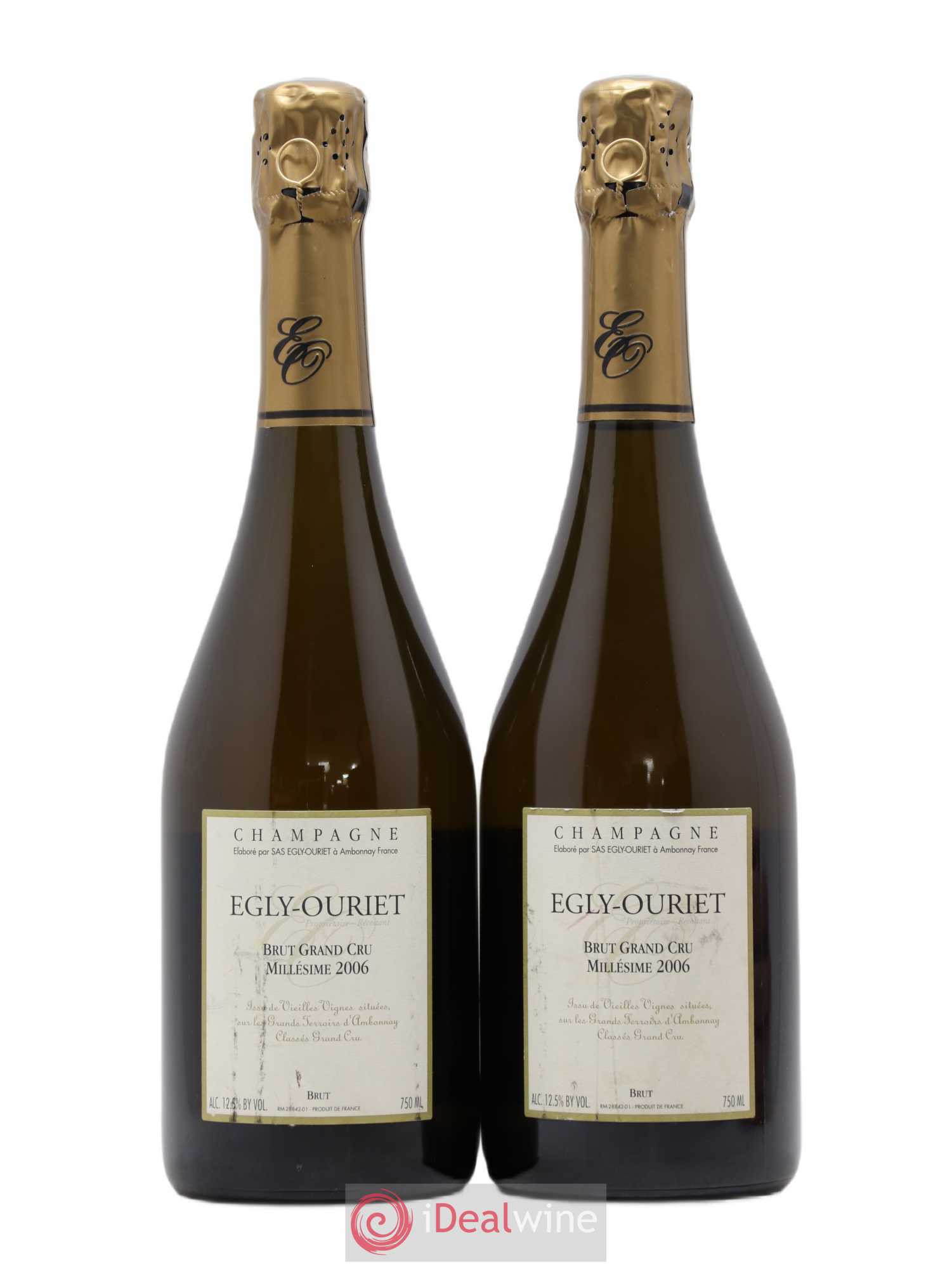Ambonnay Vieilles Vignes Brut Millésimé Egly-Ouriet 2006 - Lot de 2 bouteilles - 0