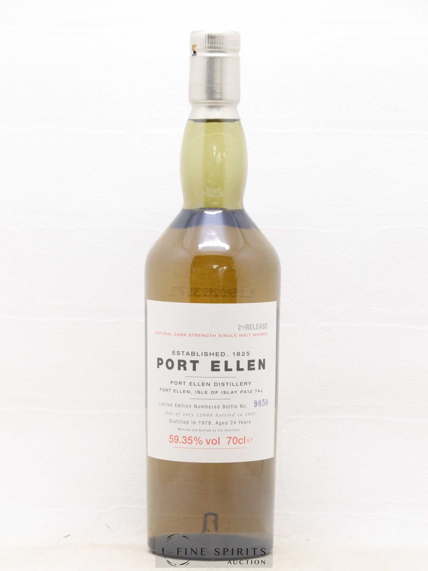 Port Ellen 24 years 1978 Of. 2nd Release Natural Cask Strength - One of 12000 - bottled in 2002 Limited Edition - Lot de 1 bouteille - 1