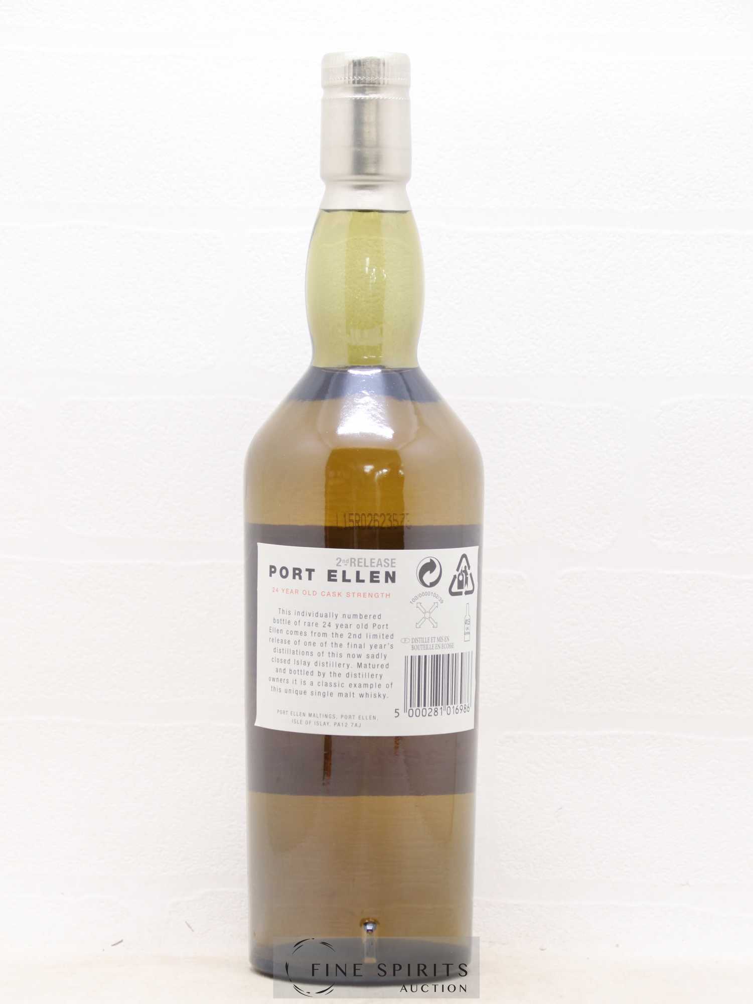 Port Ellen 24 years 1978 Of. 2nd Release Natural Cask Strength - One of 12000 - bottled in 2002 Limited Edition - Lot de 1 bouteille - 2