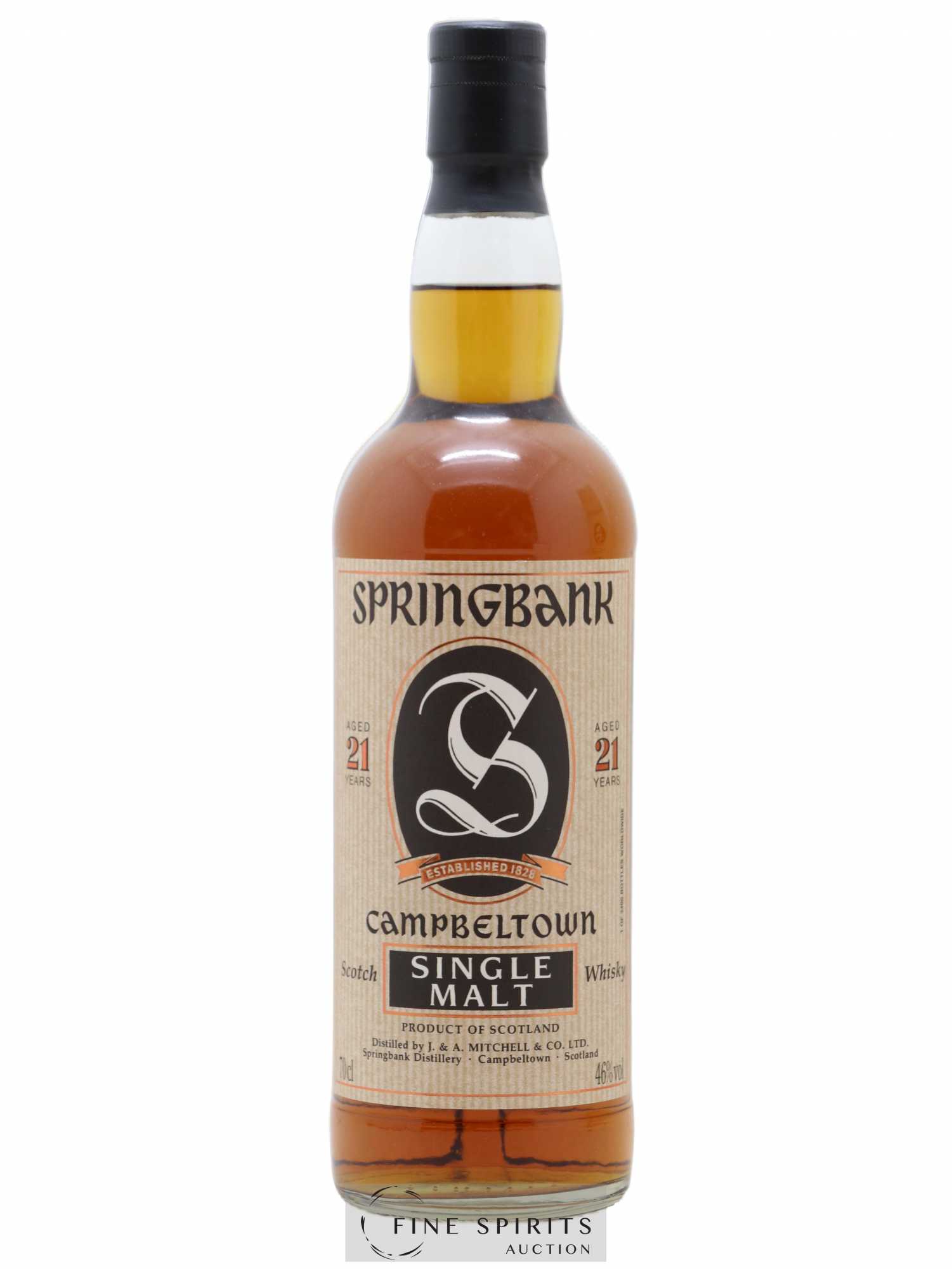 Springbank 21 years Of. Parchment Label - Posten von 1 Flasche - 1