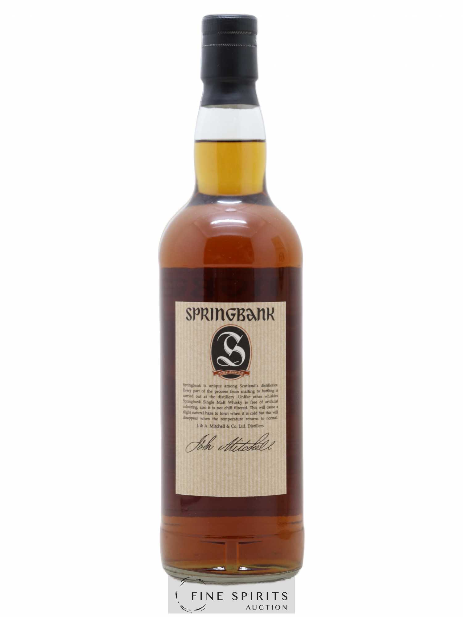 Springbank 21 years Of. Parchment Label - Posten von 1 Flasche - 2