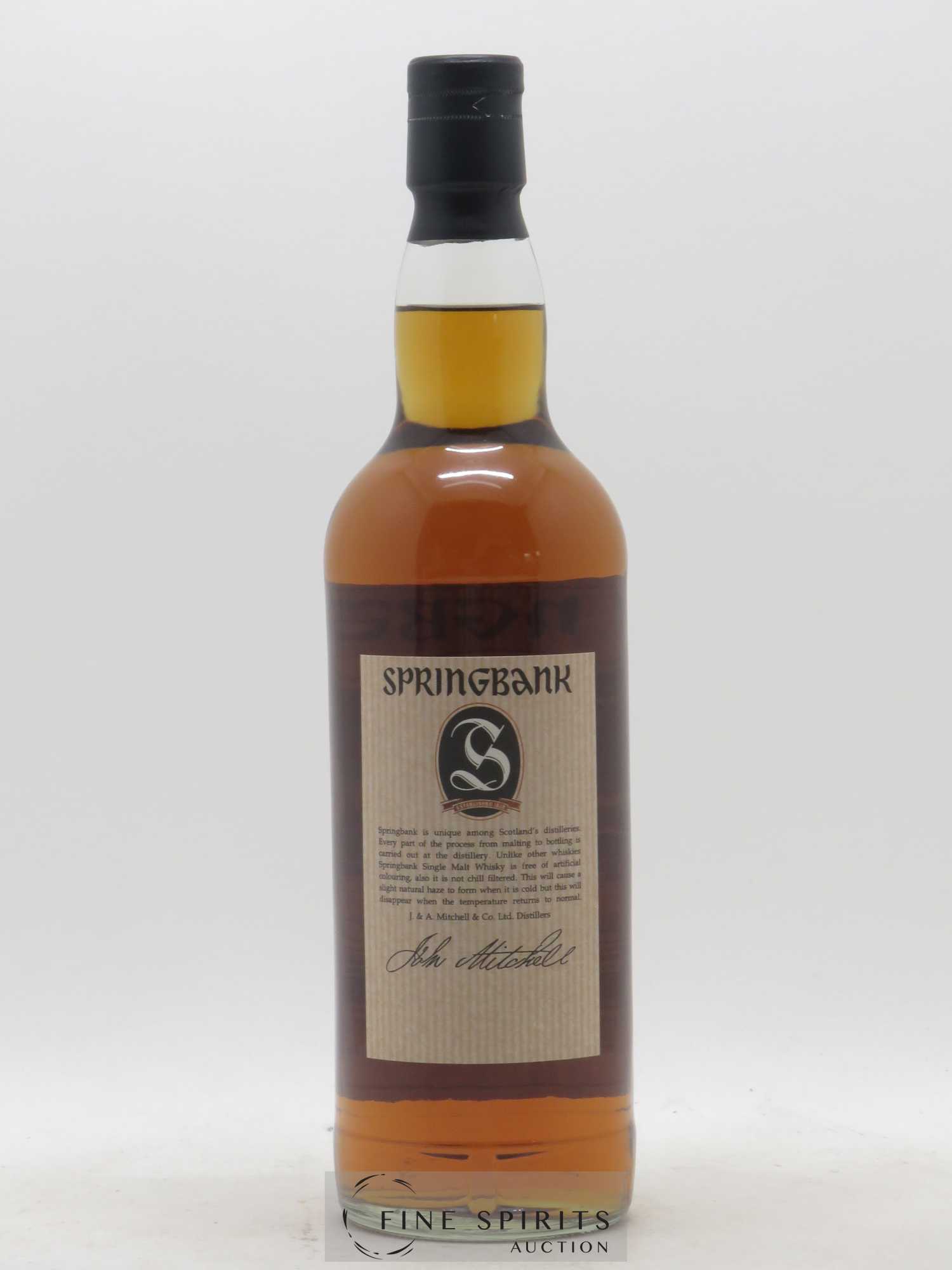 Springbank 21 years Of. Parchment Label - Posten von 1 Flasche - 2