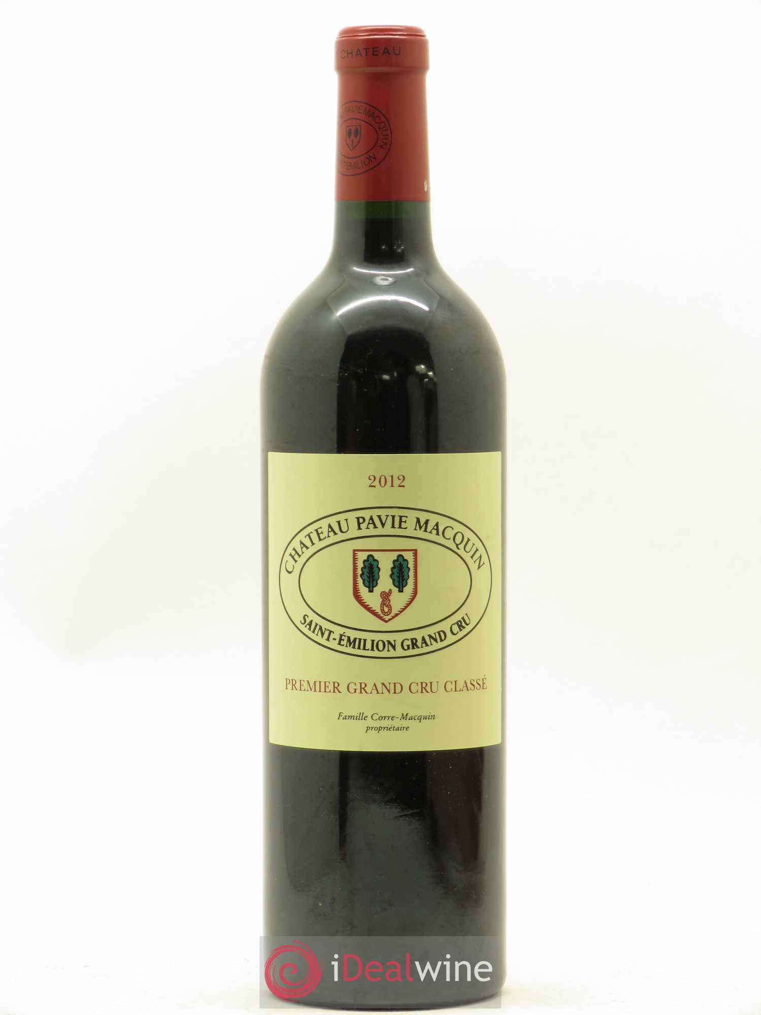 Château Pavie Macquin 1er Grand Cru Classé B 2012 - Lot de 1 bouteille - 0