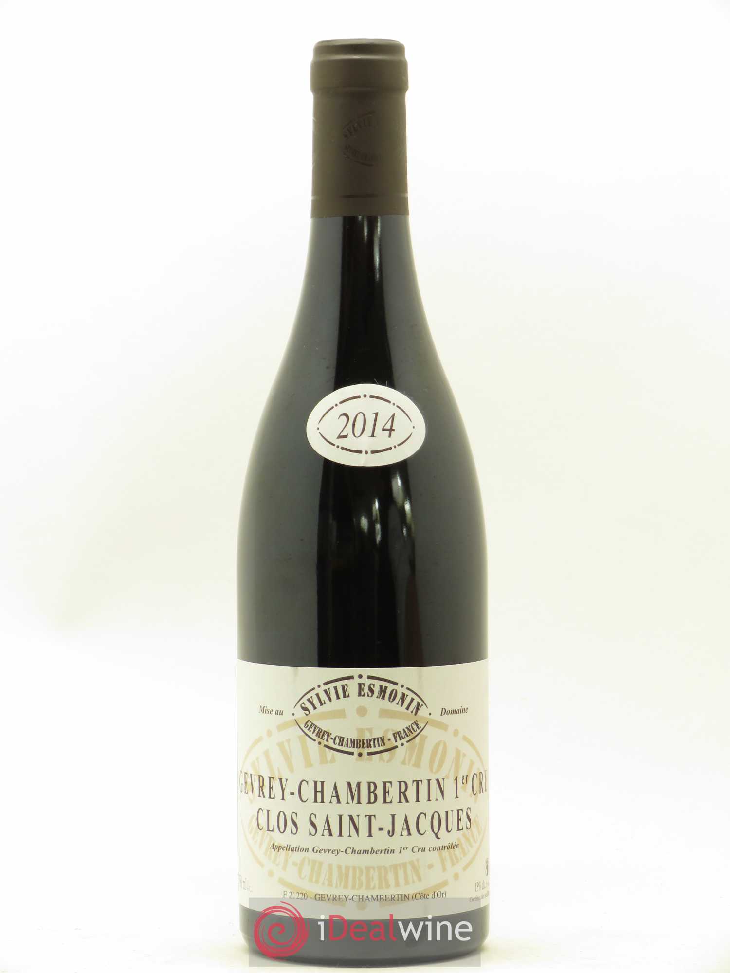Gevrey-Chambertin 1er Cru Clos Saint Jacques Sylvie Esmonin 2014 - Lot de 1 bouteille - 0