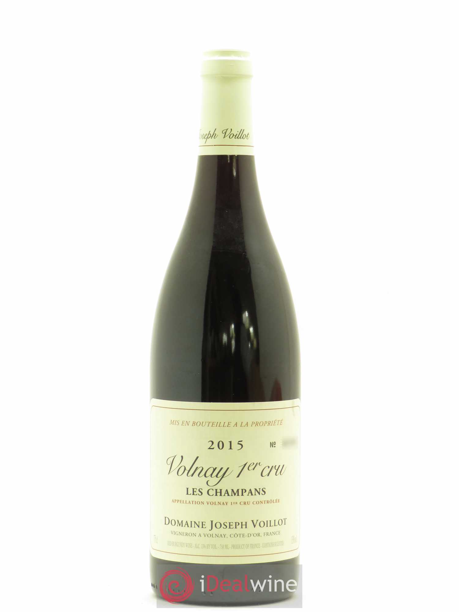 Volnay 1er Cru les Champans Joseph Voillot (Domaine) 2015 - Lot de 1 bouteille - 0