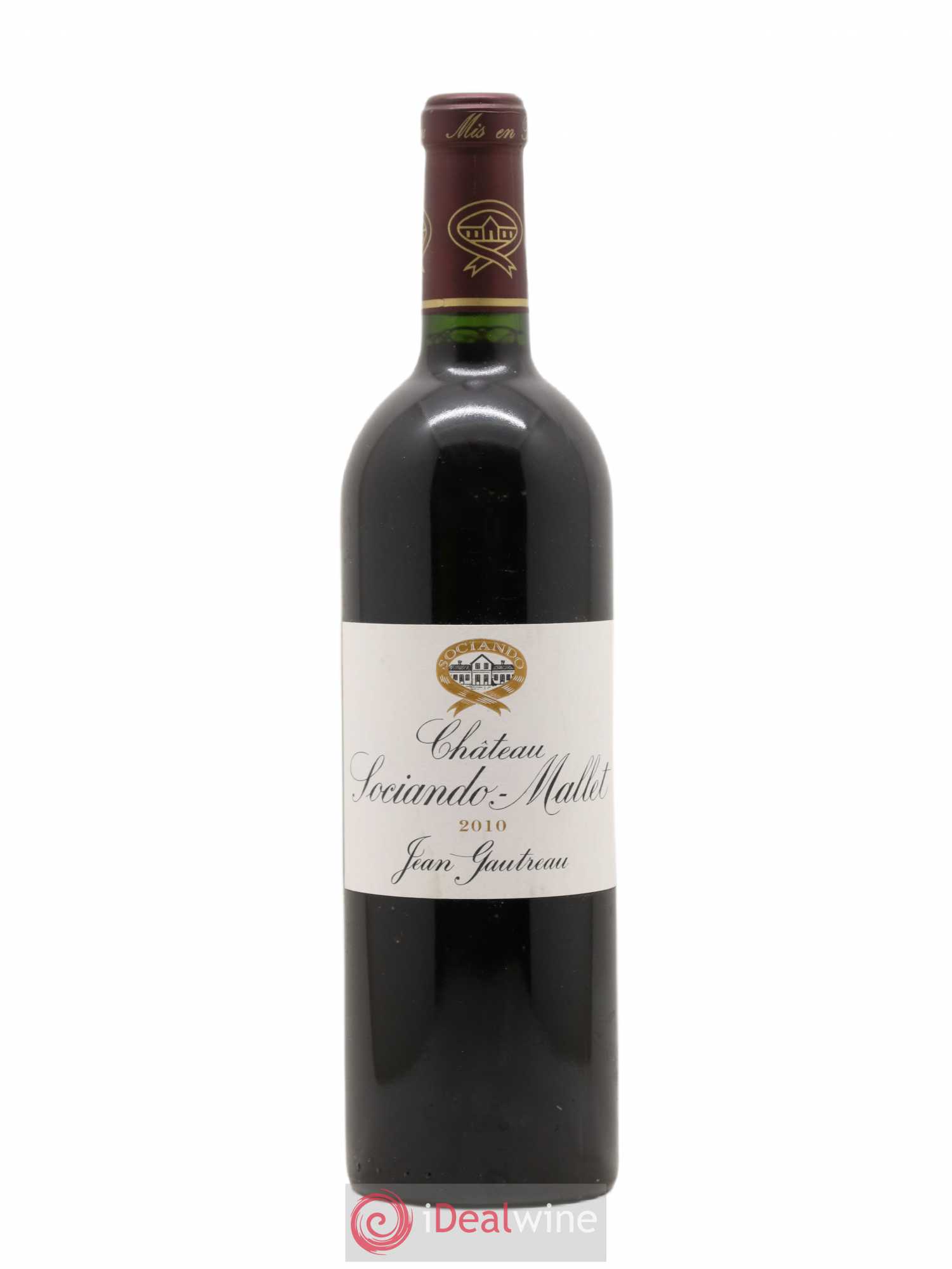Château Sociando Mallet 2010 - Lot de 1 bouteille - 0