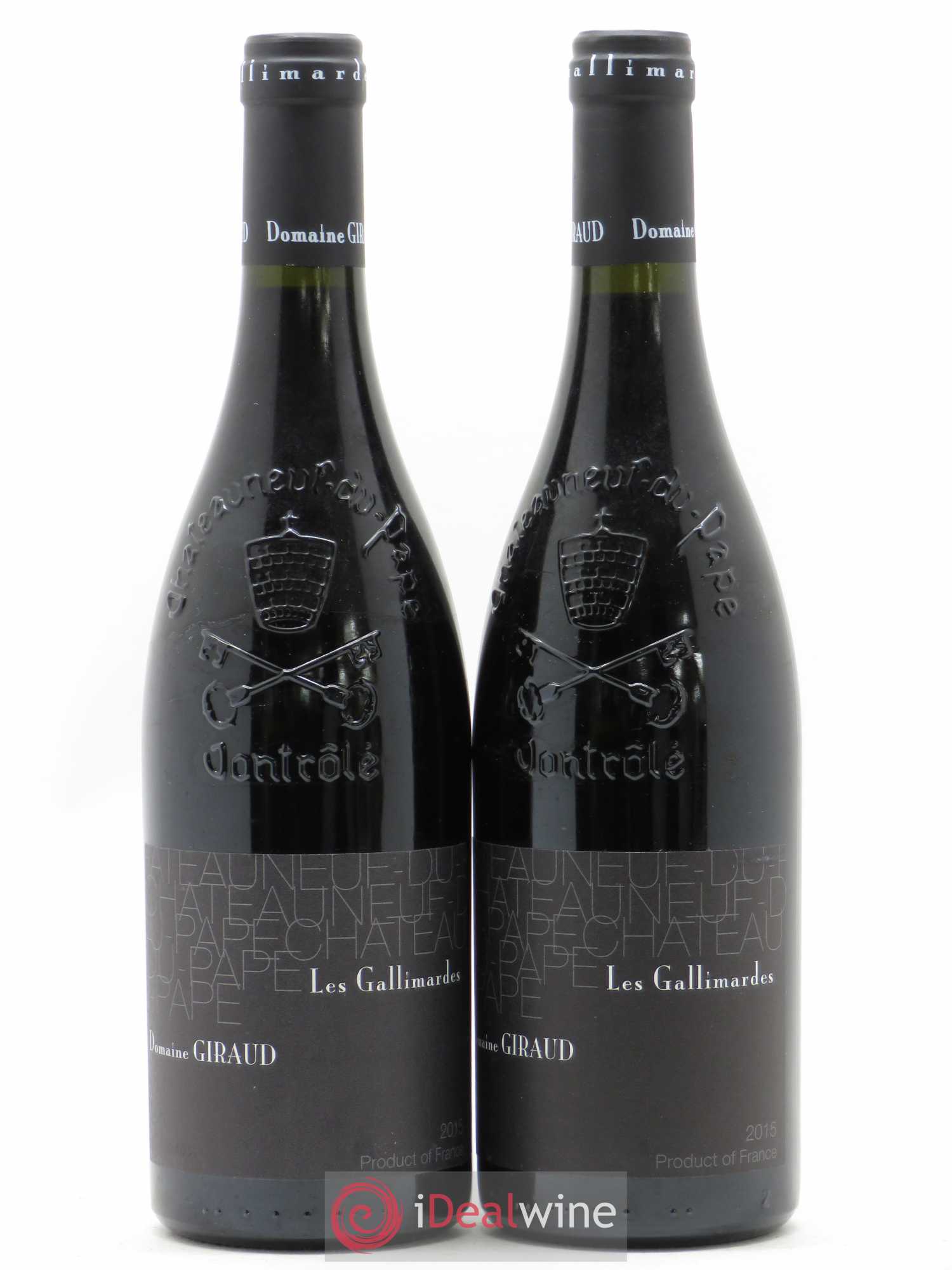 Châteauneuf-du-Pape Les Gallimardes Giraud (Domaine) 2015 - Lot de 2 bouteilles - 0