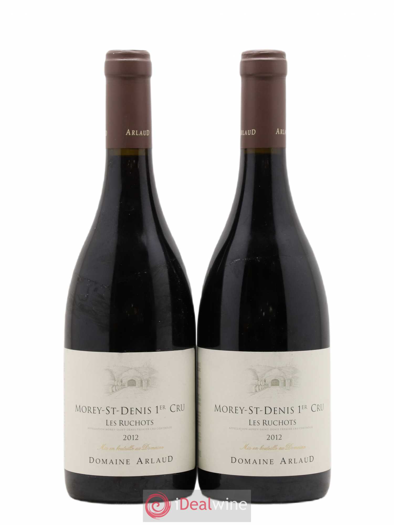 Morey-Saint-Denis 1er Cru Les Ruchots Arlaud 2012 - Lot de 2 bouteilles - 0
