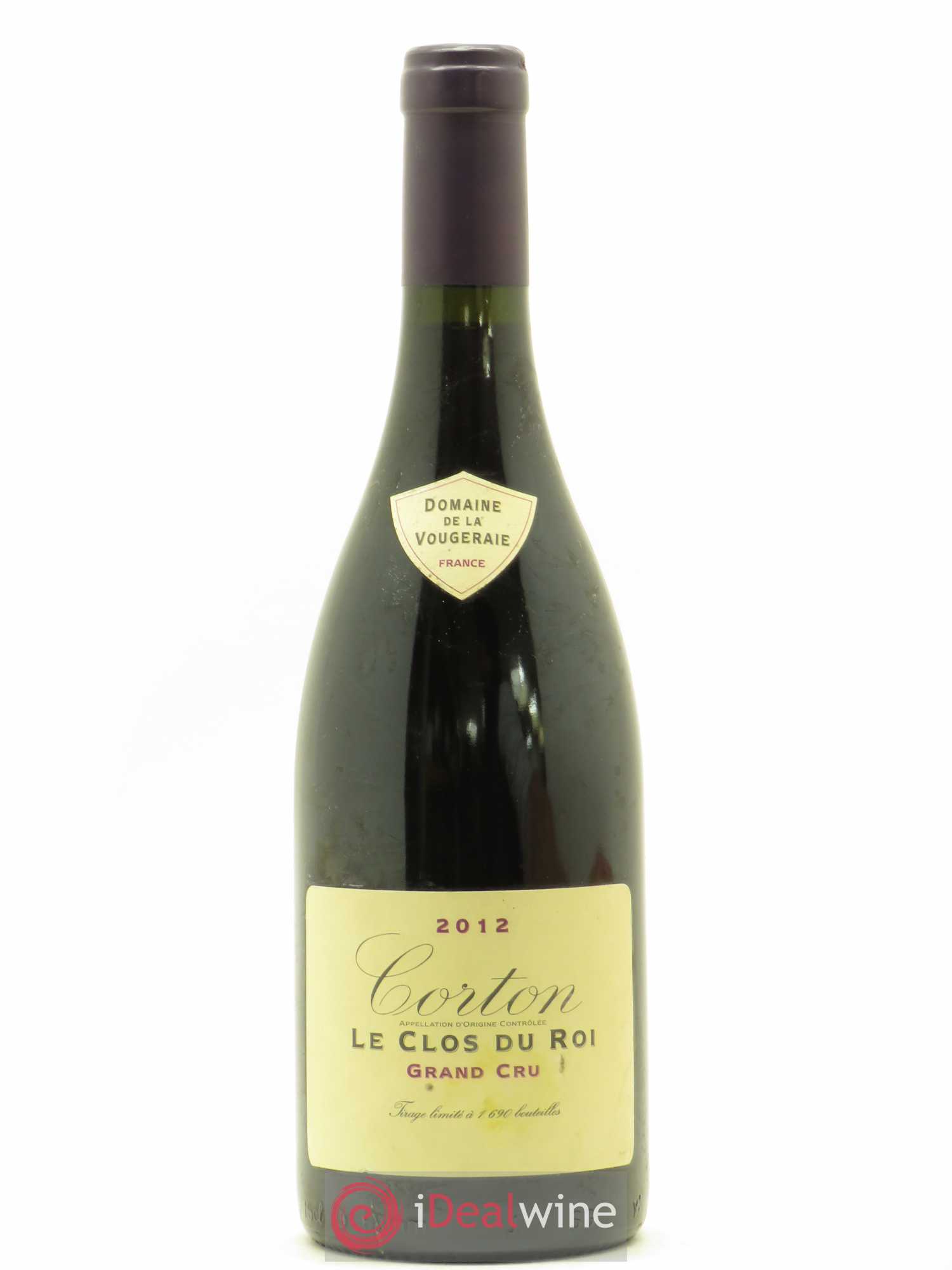 Corton Grand Cru Le Clos du Roi La Vougeraie 2012 - Lot de 1 bouteille - 0