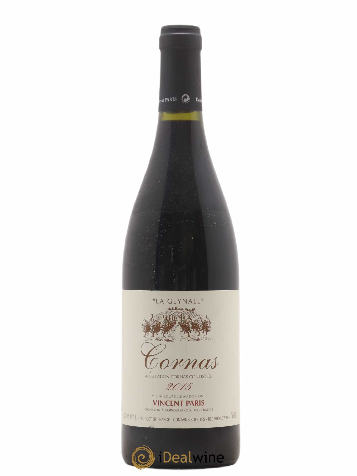 Cornas La Geynale Vincent Paris 2015 - Lot de 1 bouteille - 0