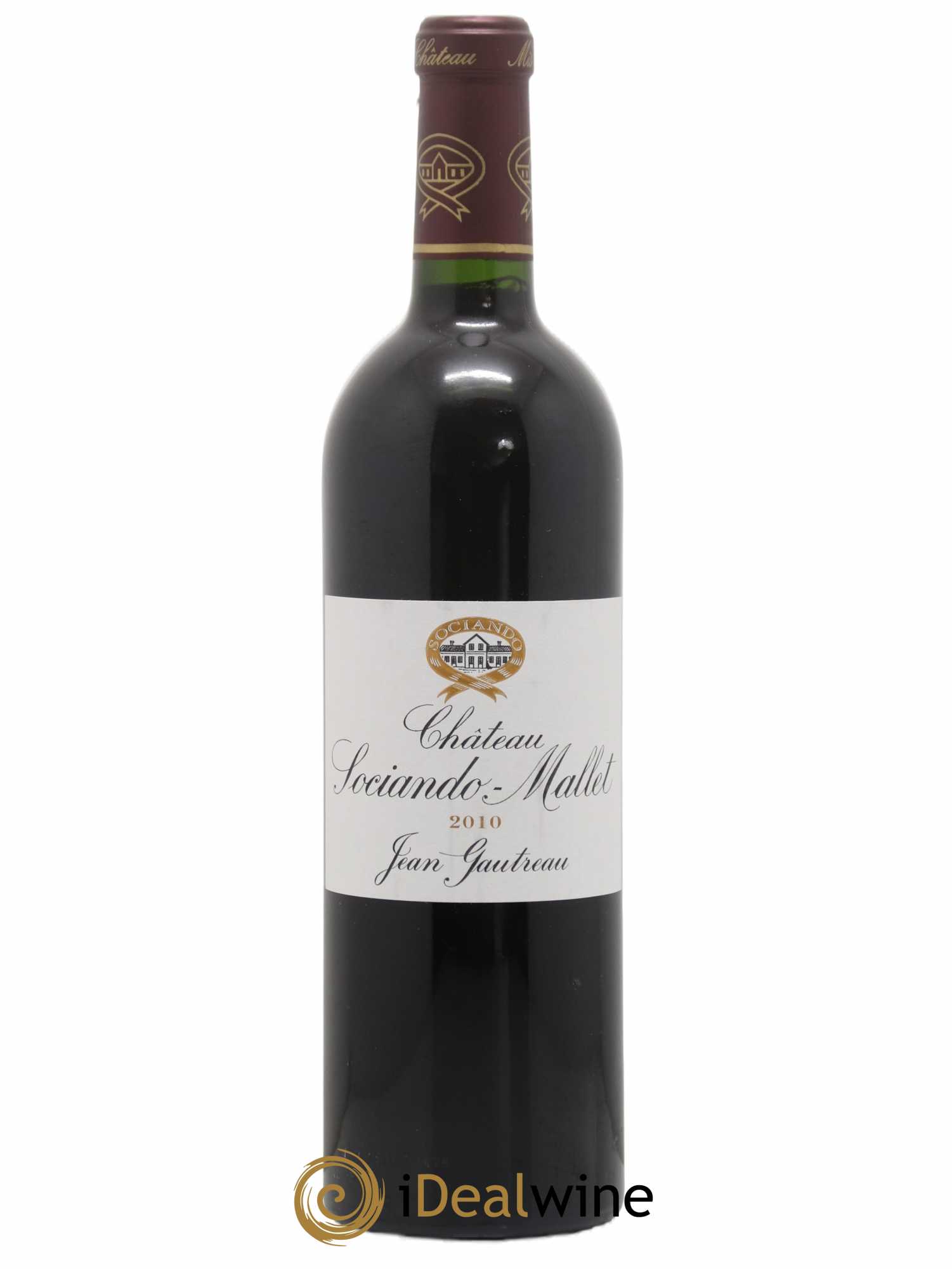 Château Sociando Mallet 2010 - Lot de 1 bouteille - 0