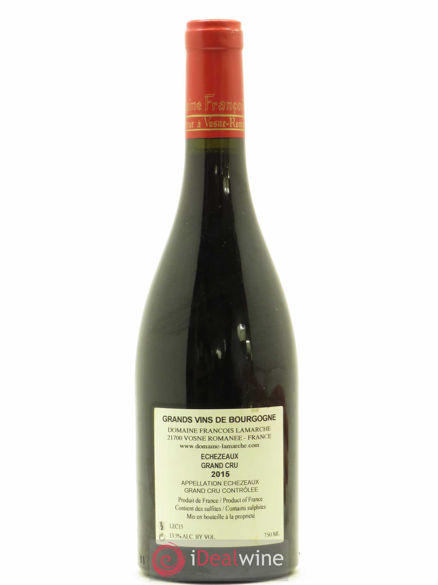 Echezeaux Grand Cru Lamarche (Domaine) 2015 - Lot de 1 bouteille - 1