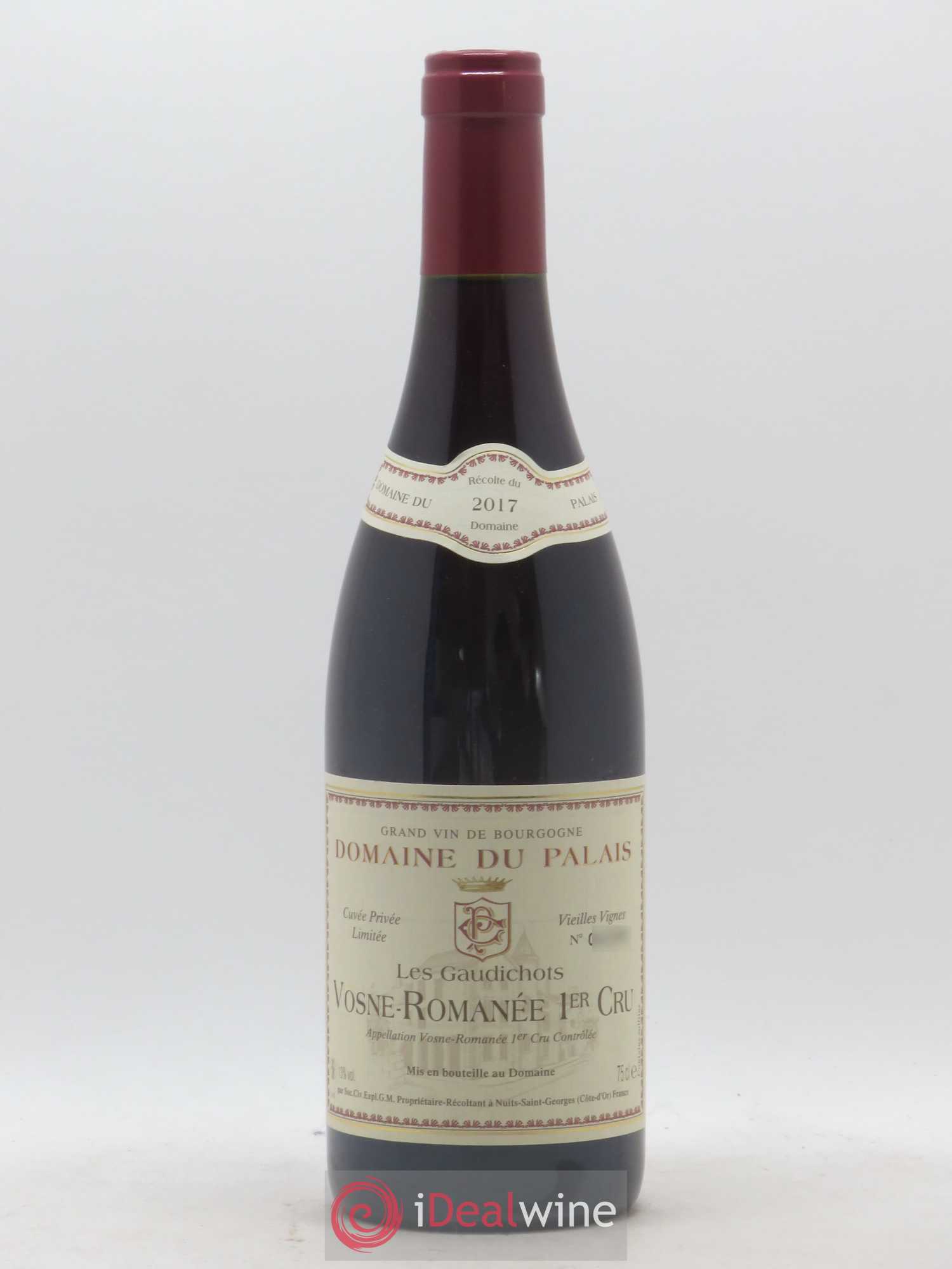 Vosne-Romanée 1er Cru vieilles vignes Domaine du Palais 2017 - Posten von 1 Flasche - 0
