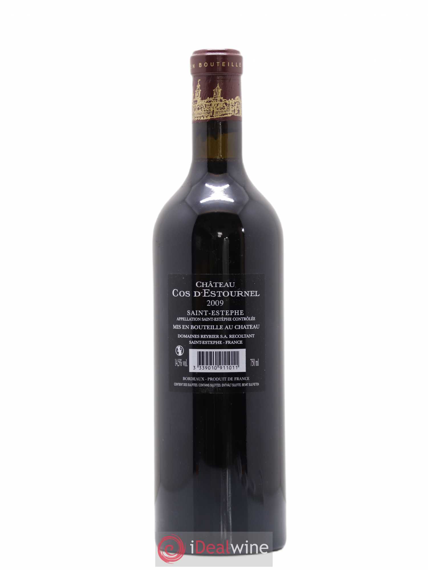 Cos d'Estournel 2ème Grand Cru Classé 2009 - Lot de 1 bouteille - 1