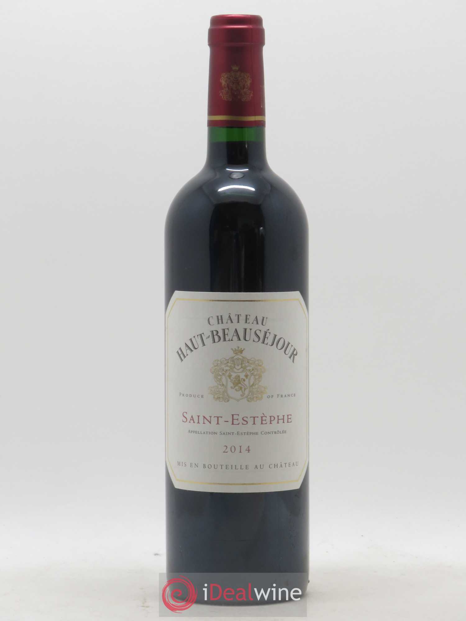 Château Haut Beauséjour Cru Bourgeois 2014 - Lot de 1 bouteille - 0