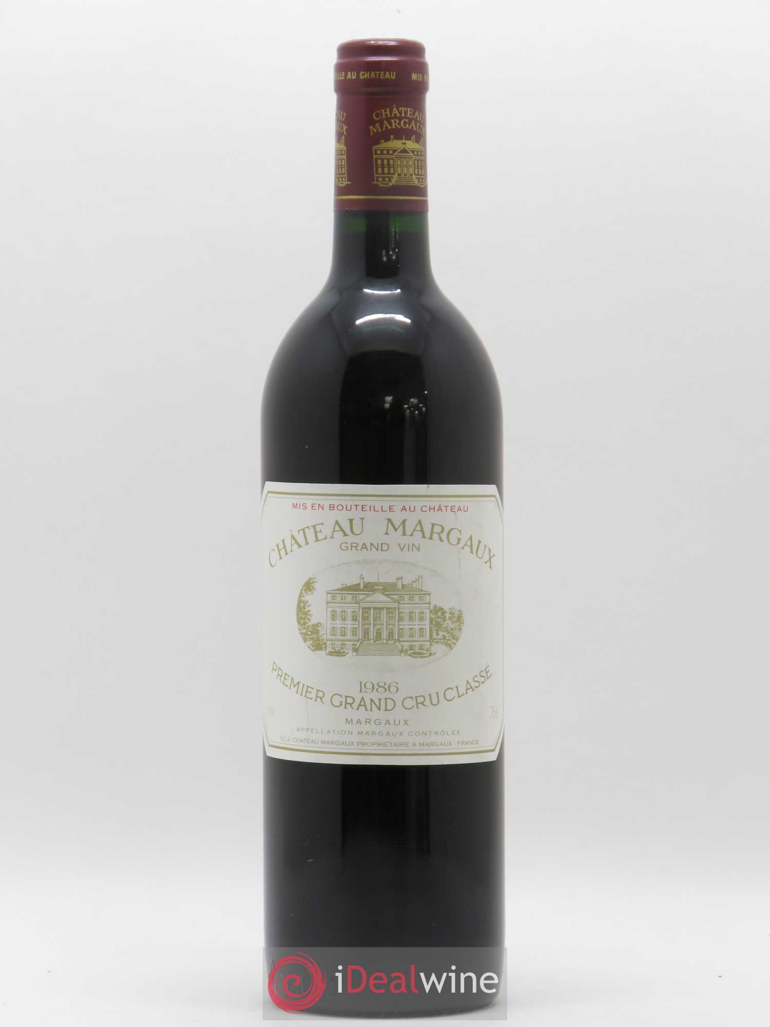 Château Margaux 1er Grand Cru Classé 1986 - Lot de 1 bouteille - 0