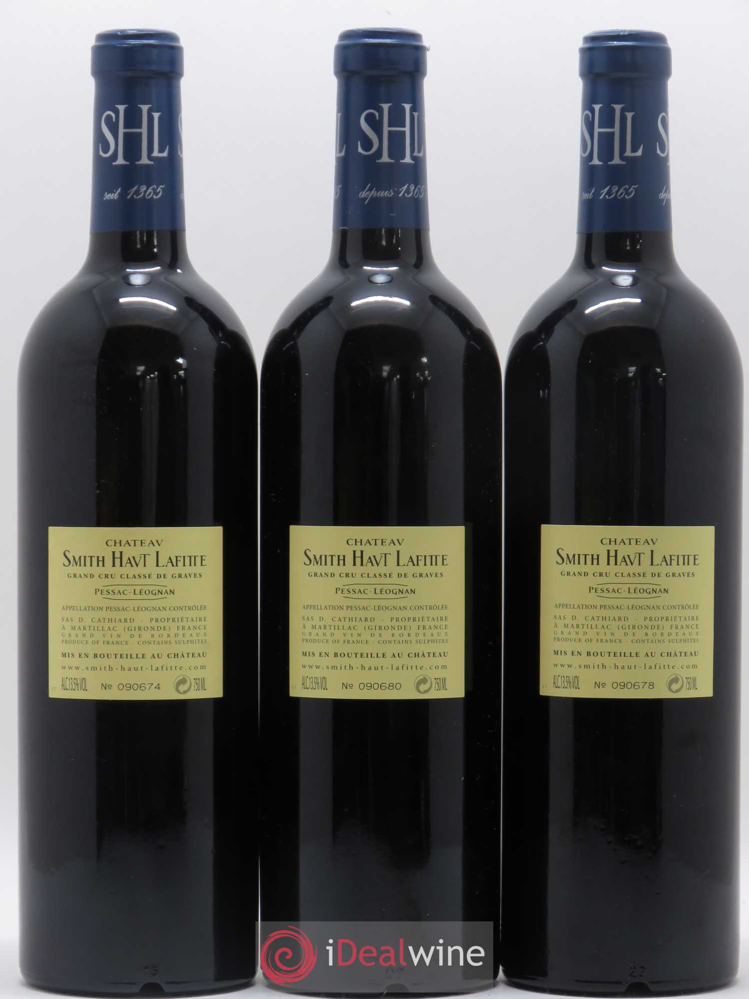 Château Smith Haut Lafitte Cru Classé de Graves 2005 - Lot de 3 bouteilles - 1