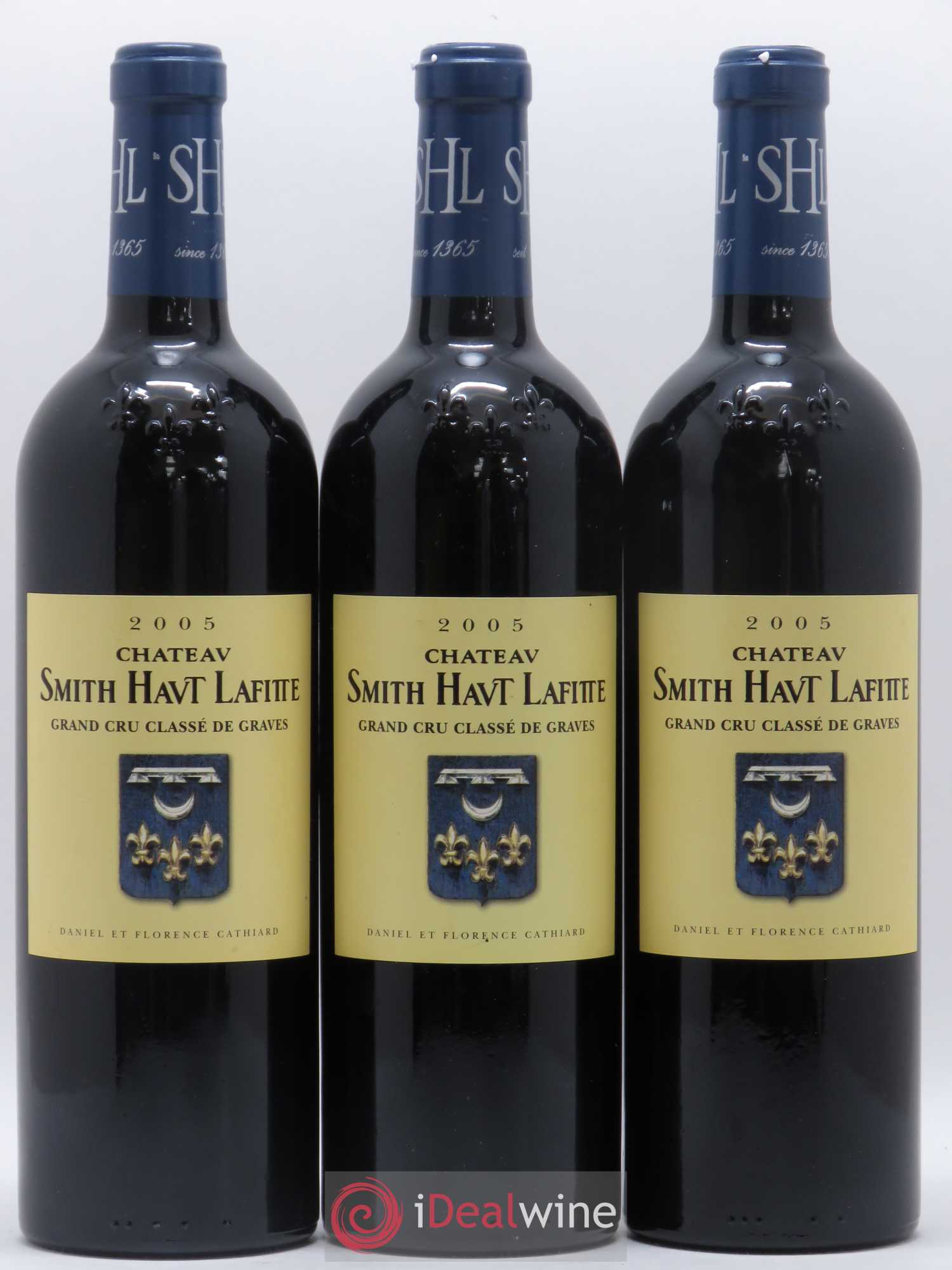 Château Smith Haut Lafitte Cru Classé de Graves 2005 - Lot de 3 bouteilles - 0