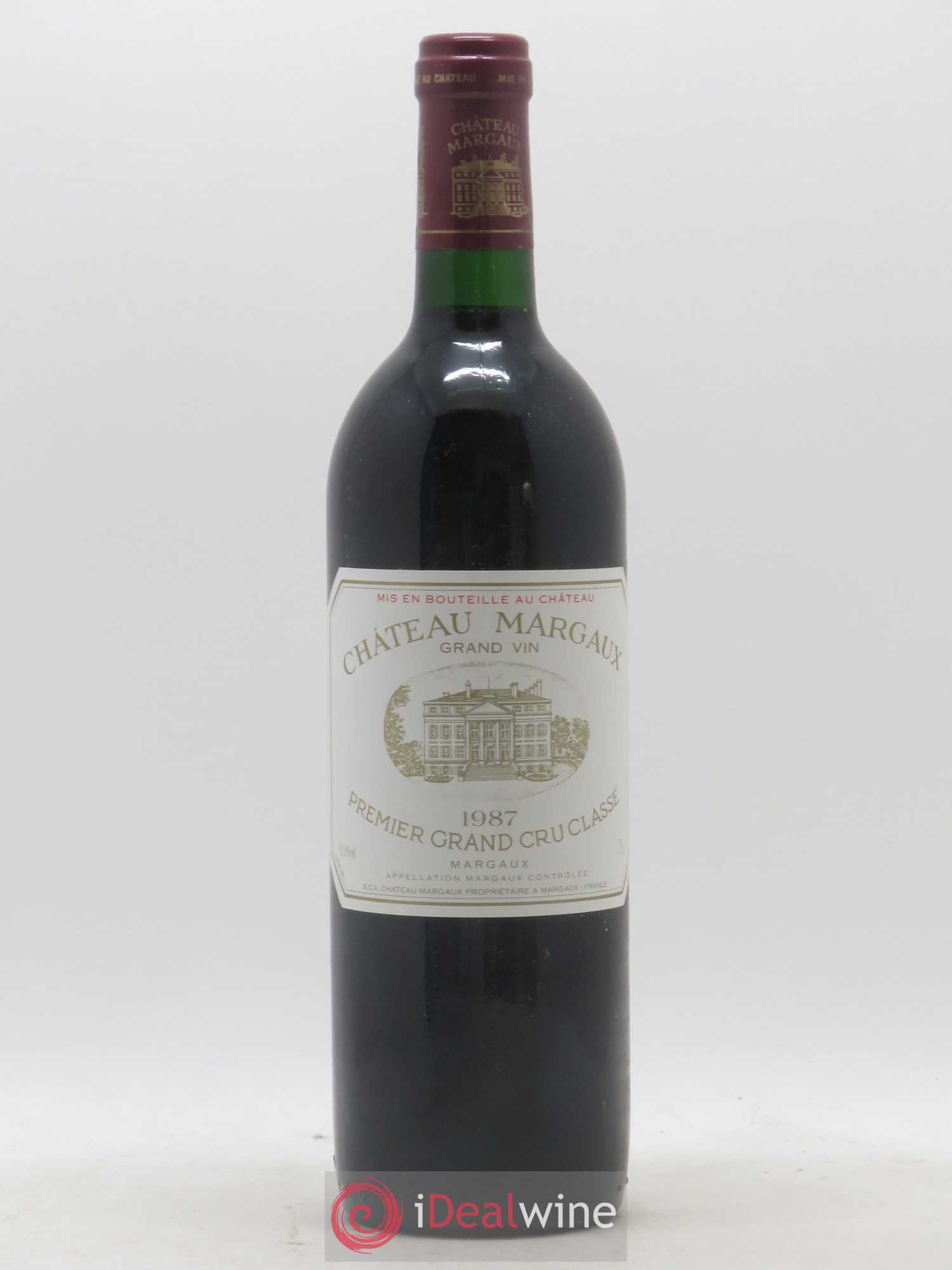 Château Margaux 1er Grand Cru Classé 1987 - Lot de 1 bouteille - 0
