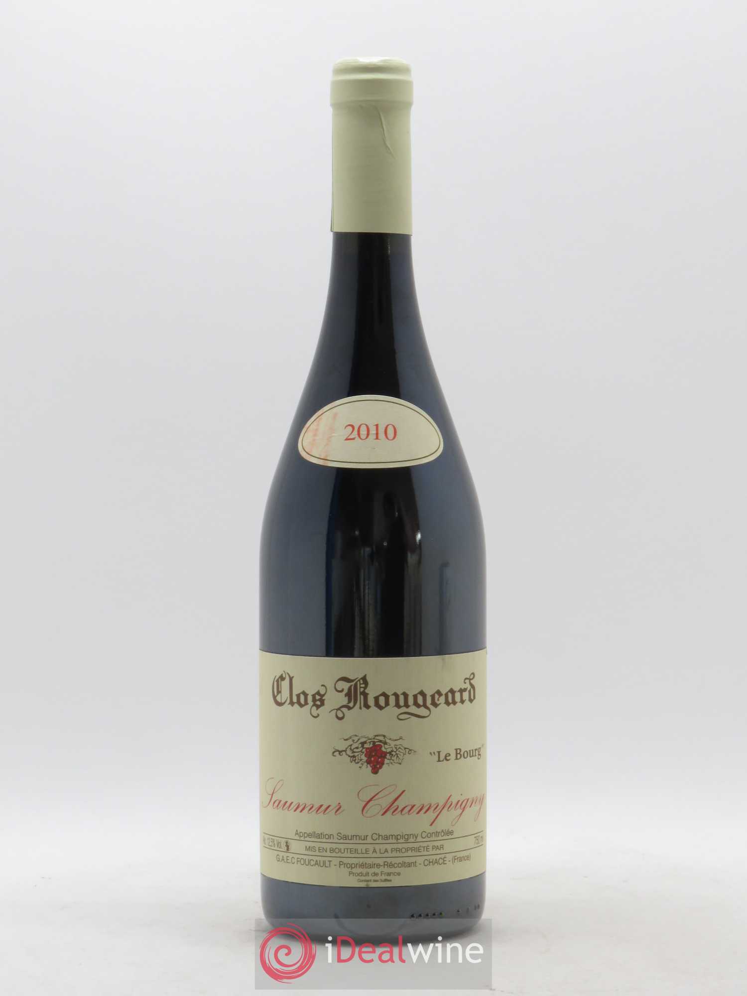 Saumur-Champigny Le Bourg Clos Rougeard 2010 - Lot de 1 bouteille - 0