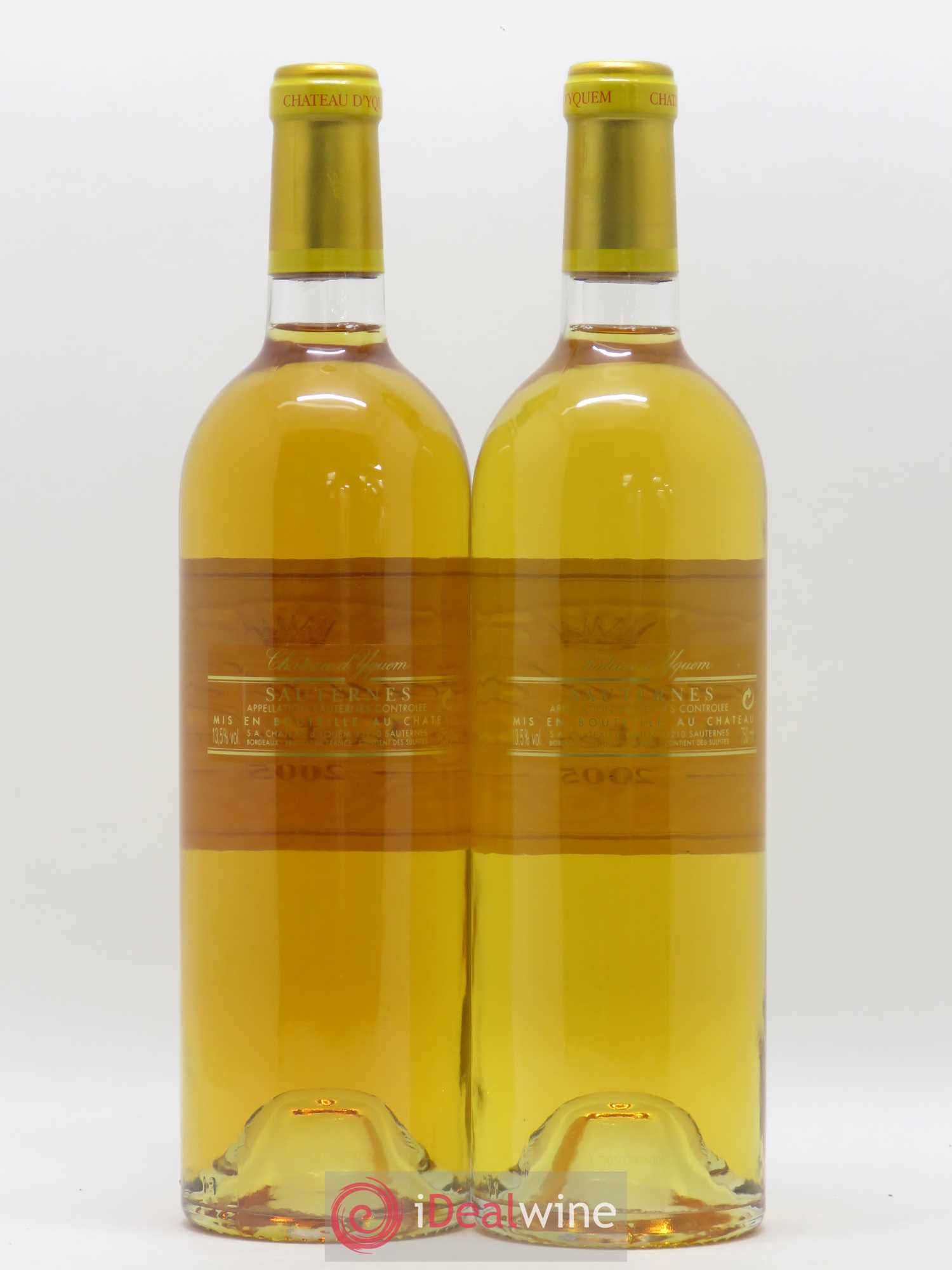 Château d' Yquem 1er Cru Classé Supérieur 2005 - Lotto di 2 bottiglie - 1