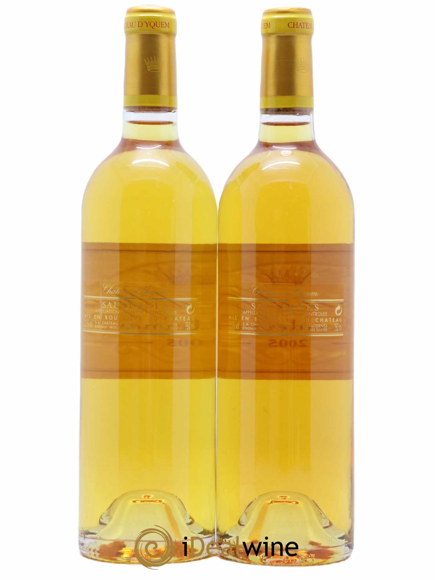 Château d' Yquem 1er Cru Classé Supérieur 2005 - Lotto di 2 bottiglie - 1