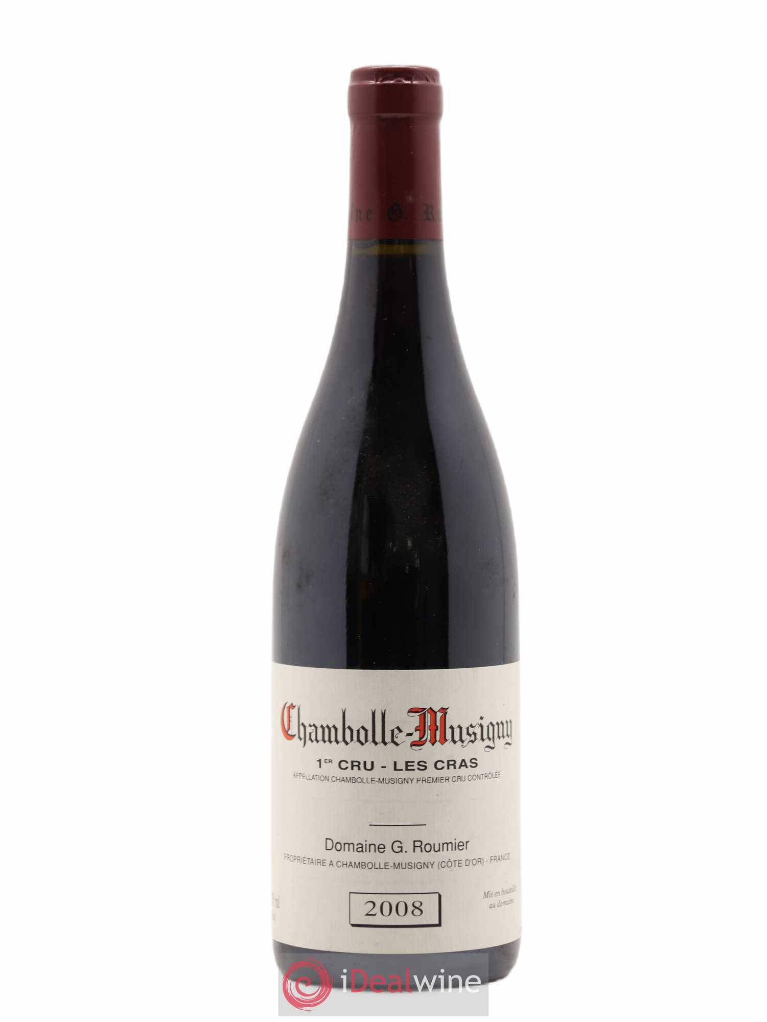Chambolle-Musigny 1er Cru Les Cras Georges Roumier (Domaine) 2008 - Lot de 1 bouteille - 0